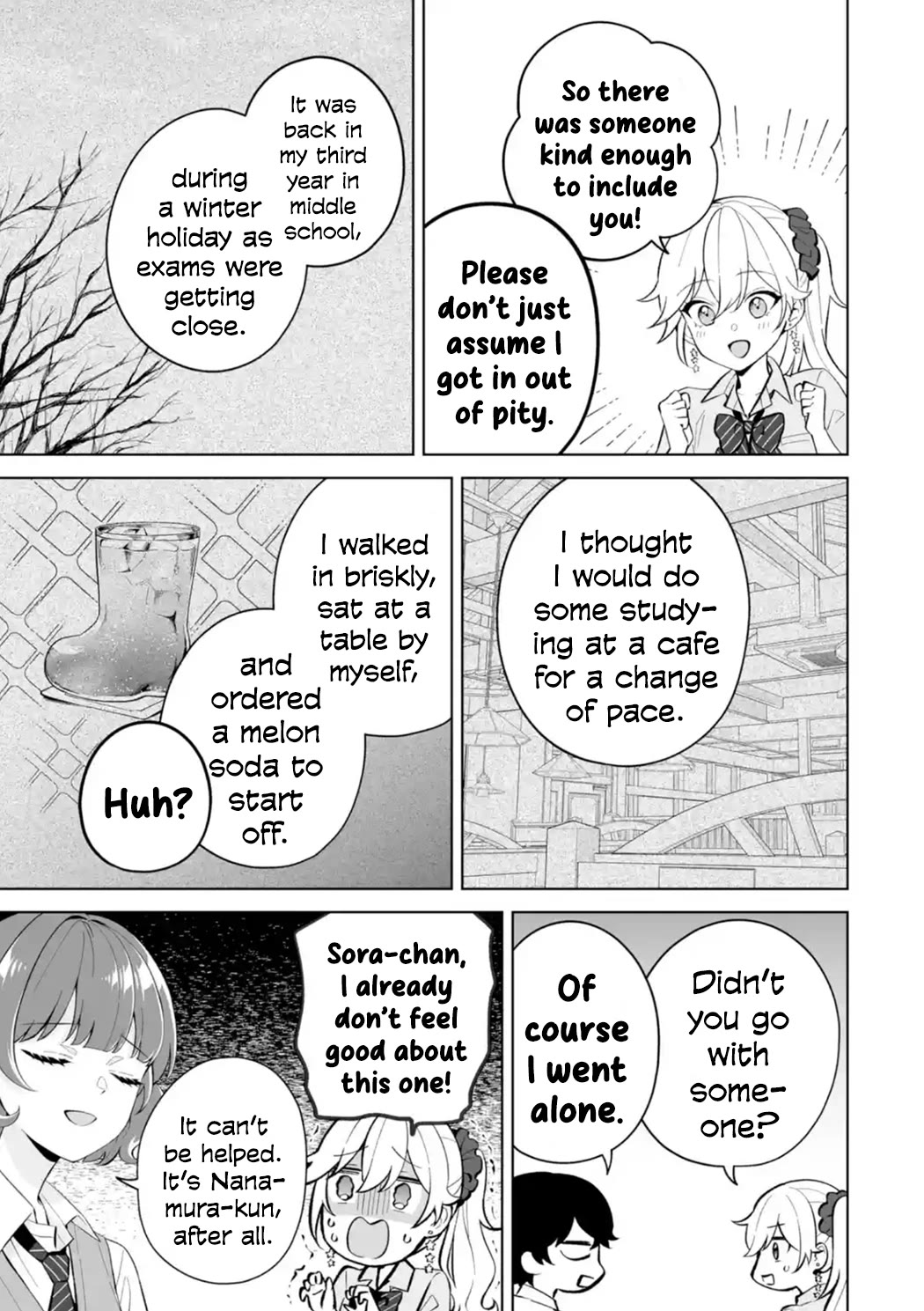 Please Leave Me Alone (For Some Reason, She Wants to Change a Lone Wolf's Helpless High School Life.) chapter 27 page 13