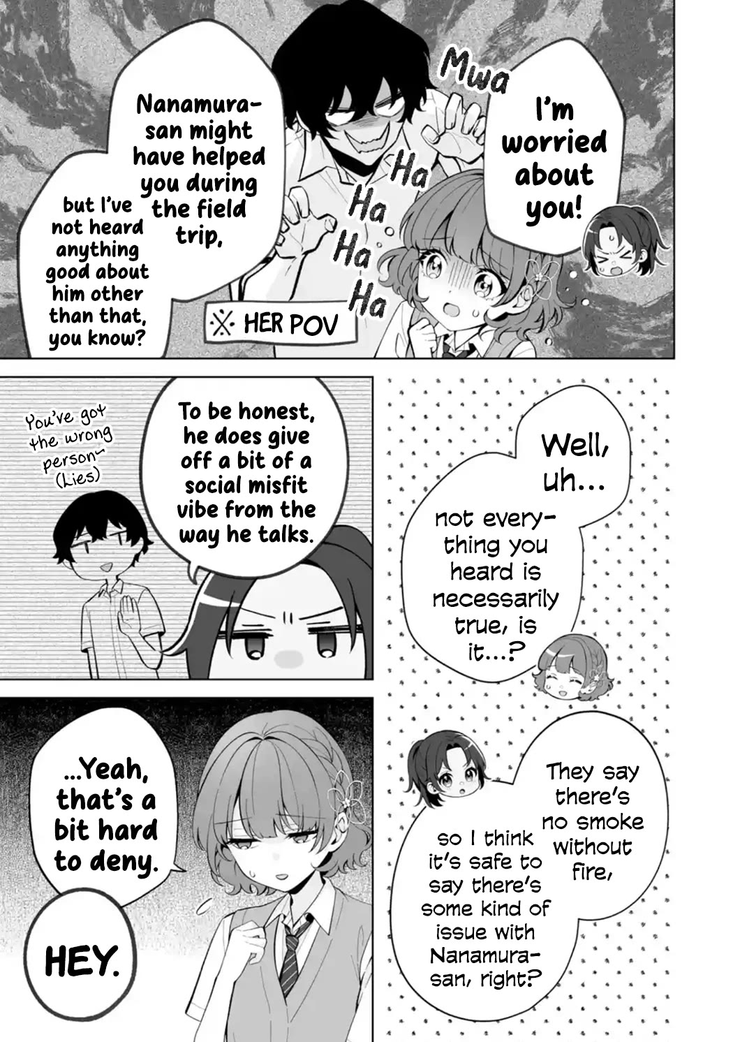 Please Leave Me Alone (For Some Reason, She Wants to Change a Lone Wolf's Helpless High School Life.) chapter 27 page 21