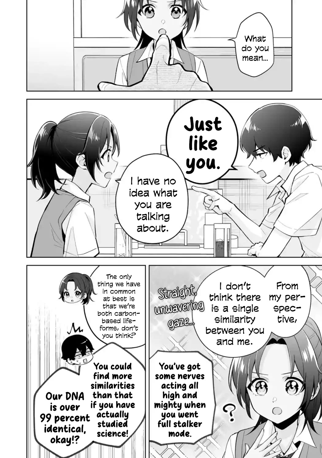 Please Leave Me Alone (For Some Reason, She Wants to Change a Lone Wolf's Helpless High School Life.) chapter 27 page 24