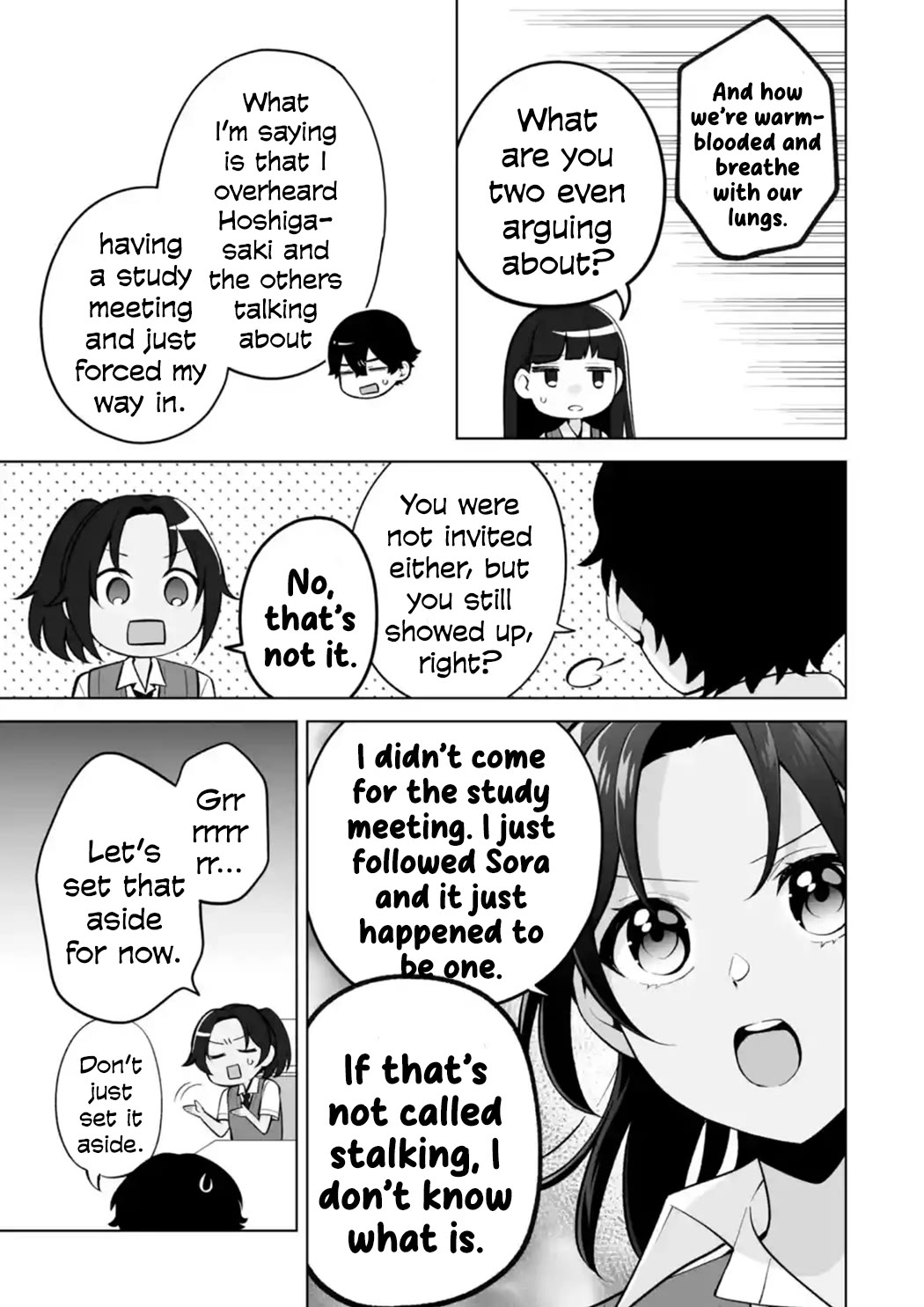 Please Leave Me Alone (For Some Reason, She Wants to Change a Lone Wolf's Helpless High School Life.) chapter 27 page 25