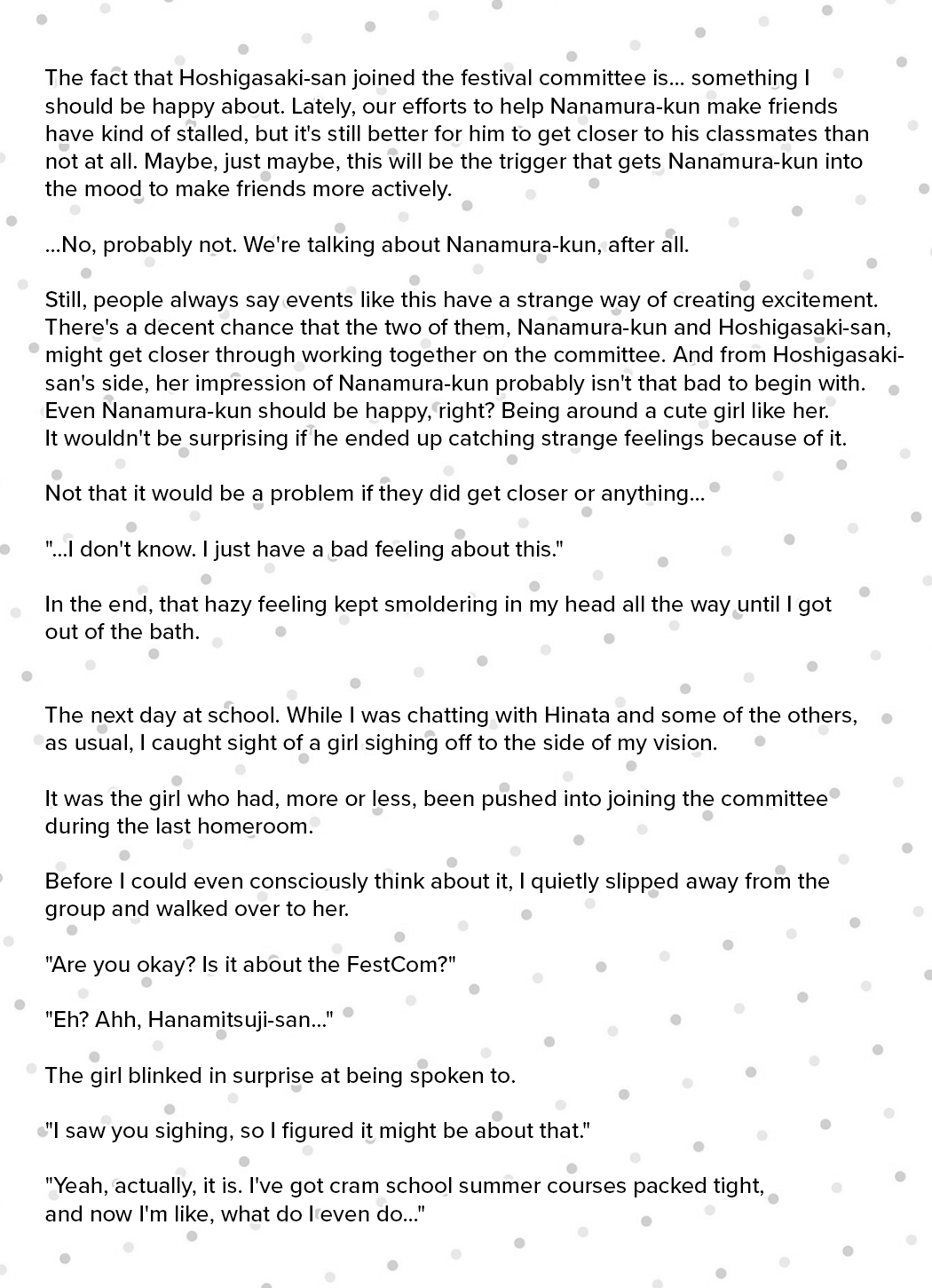 Please Leave Me Alone (For Some Reason, She Wants to Change a Lone Wolf's Helpless High School Life.) chapter 29.5 page 7