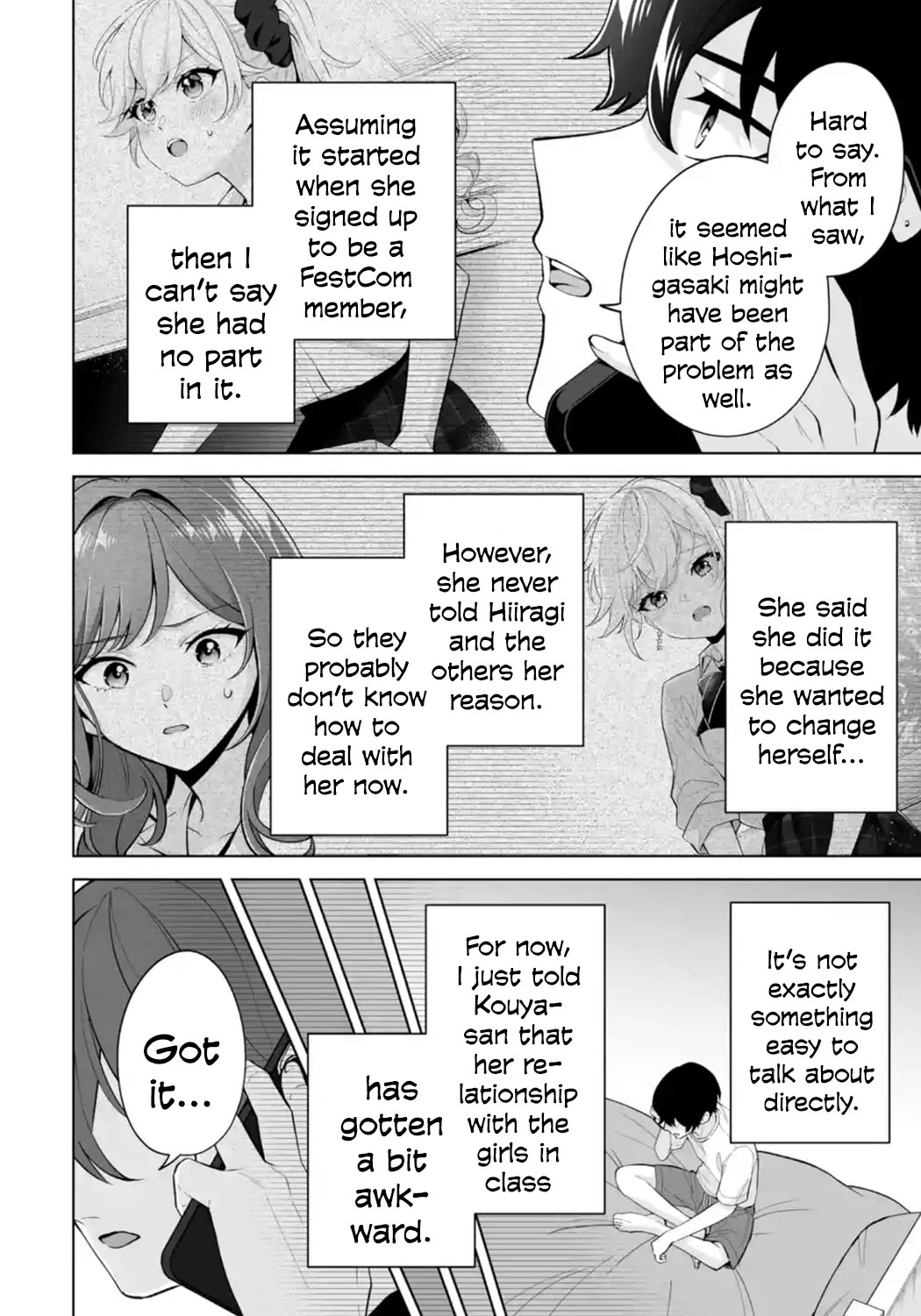 Please Leave Me Alone (For Some Reason, She Wants to Change a Lone Wolf's Helpless High School Life.) chapter 29 page 14