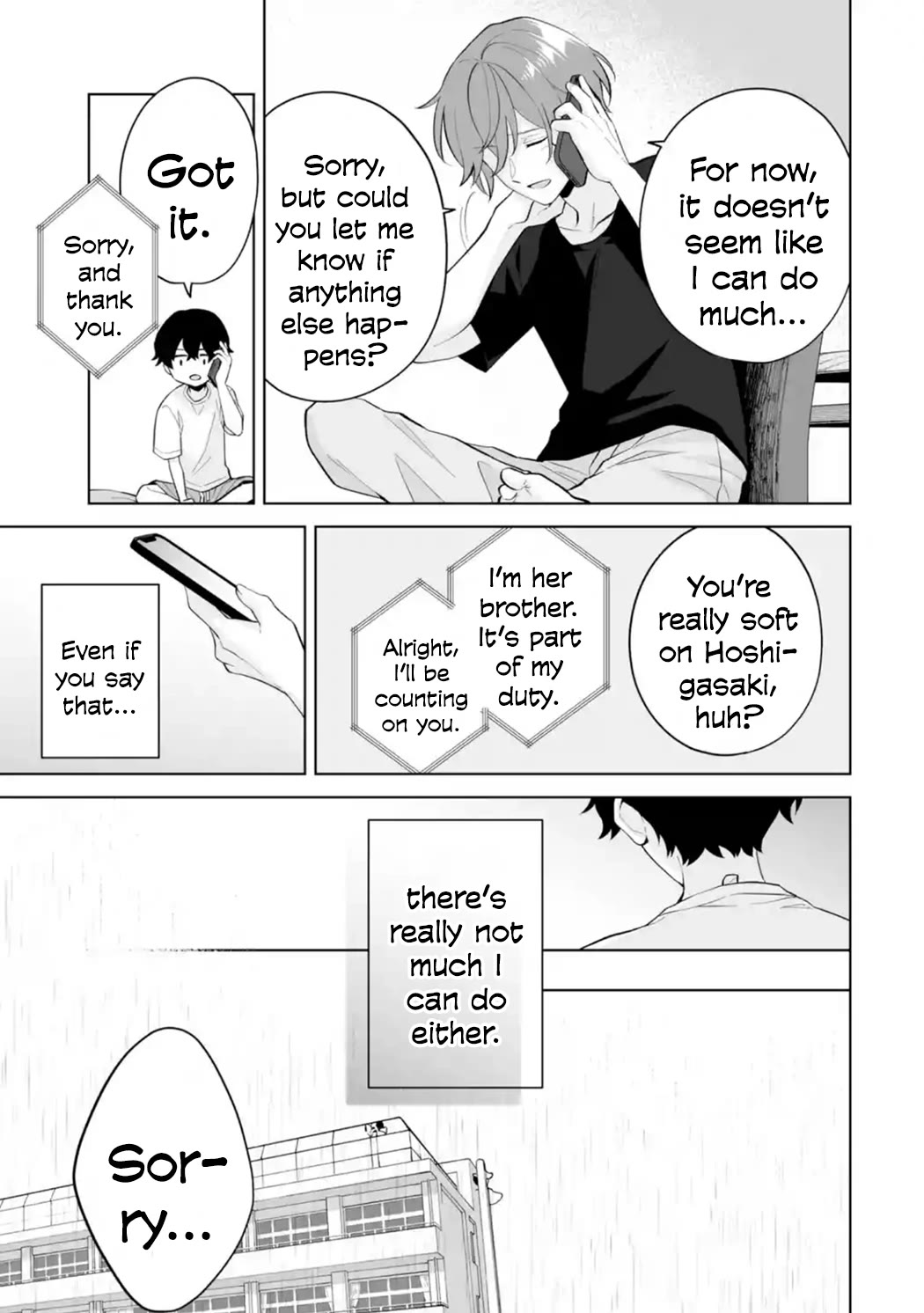 Please Leave Me Alone (For Some Reason, She Wants to Change a Lone Wolf's Helpless High School Life.) chapter 29 page 15