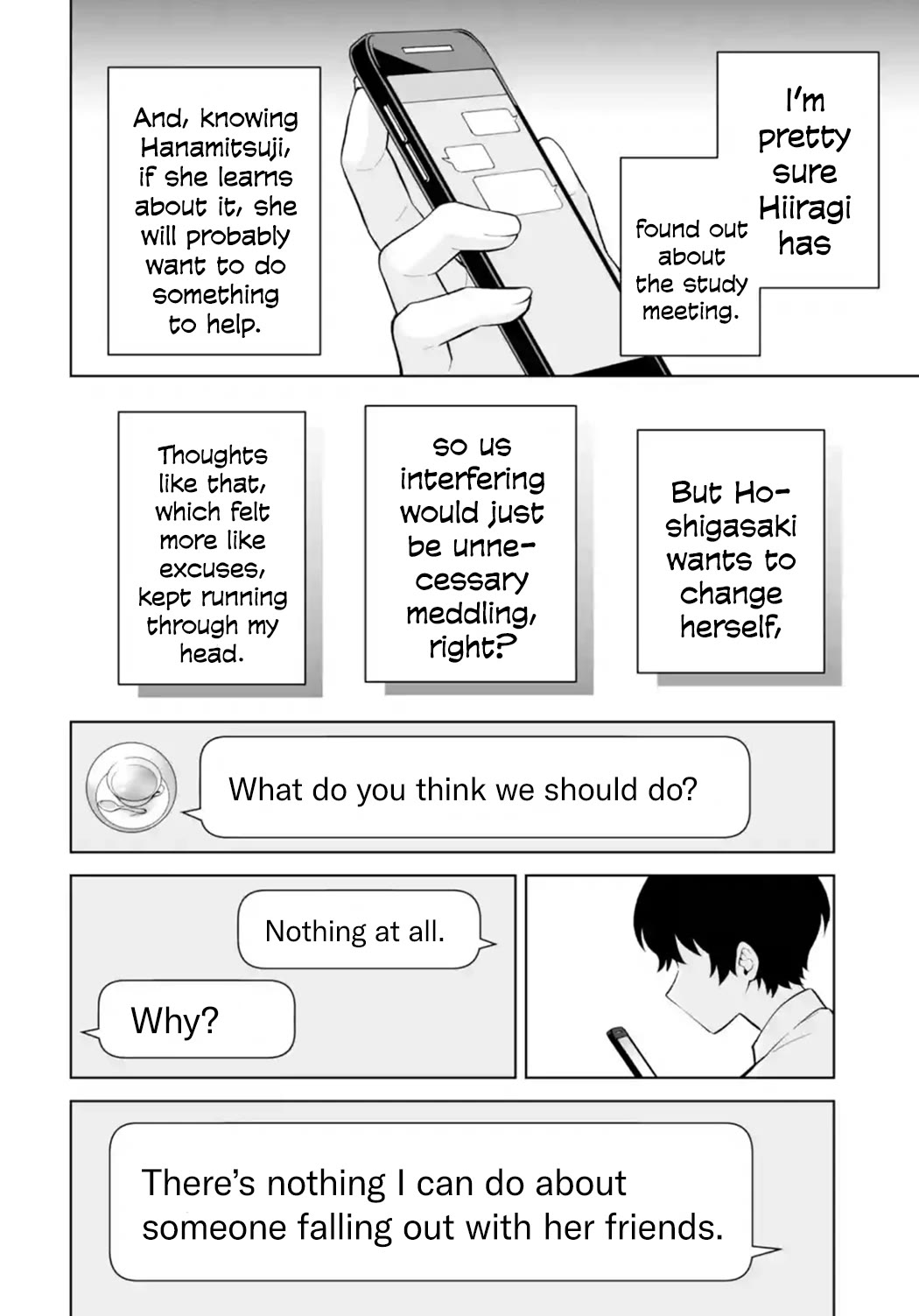 Please Leave Me Alone (For Some Reason, She Wants to Change a Lone Wolf's Helpless High School Life.) chapter 29 page 22