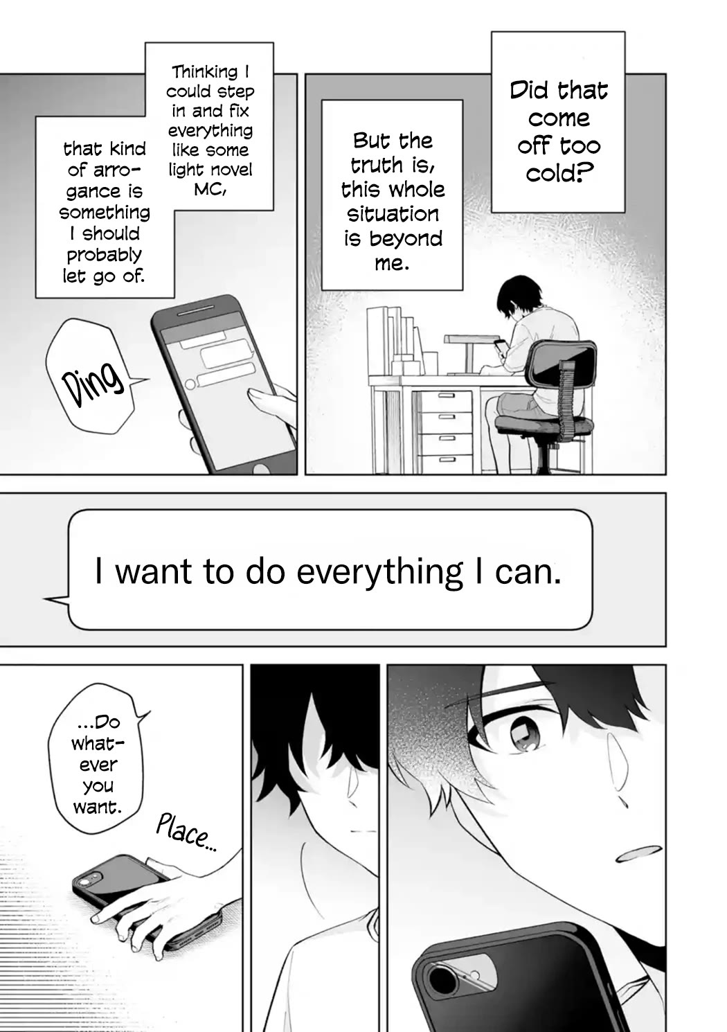 Please Leave Me Alone (For Some Reason, She Wants to Change a Lone Wolf's Helpless High School Life.) chapter 29 page 23