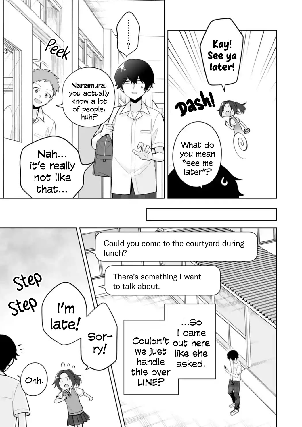 Please Leave Me Alone (For Some Reason, She Wants to Change a Lone Wolf's Helpless High School Life.) chapter 29 page 25