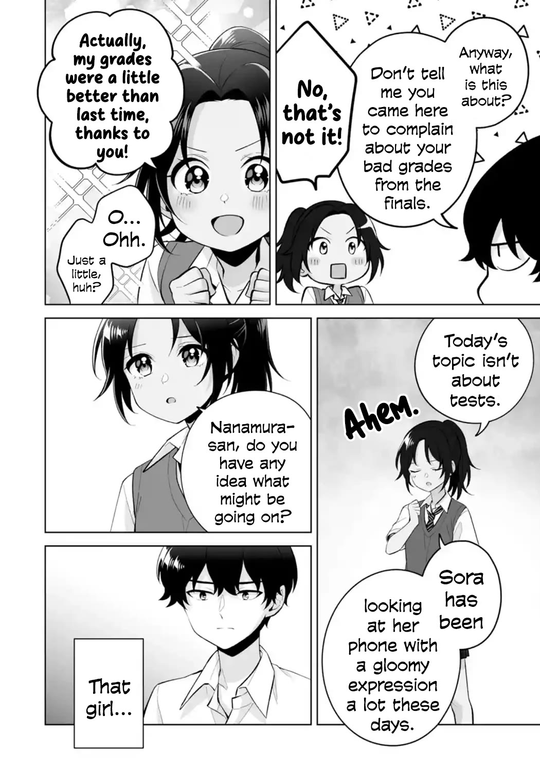 Please Leave Me Alone (For Some Reason, She Wants to Change a Lone Wolf's Helpless High School Life.) chapter 29 page 26