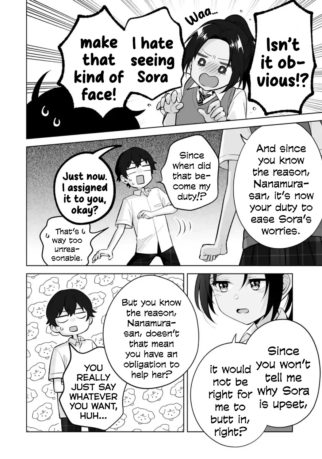 Please Leave Me Alone (For Some Reason, She Wants to Change a Lone Wolf's Helpless High School Life.) chapter 29 page 28