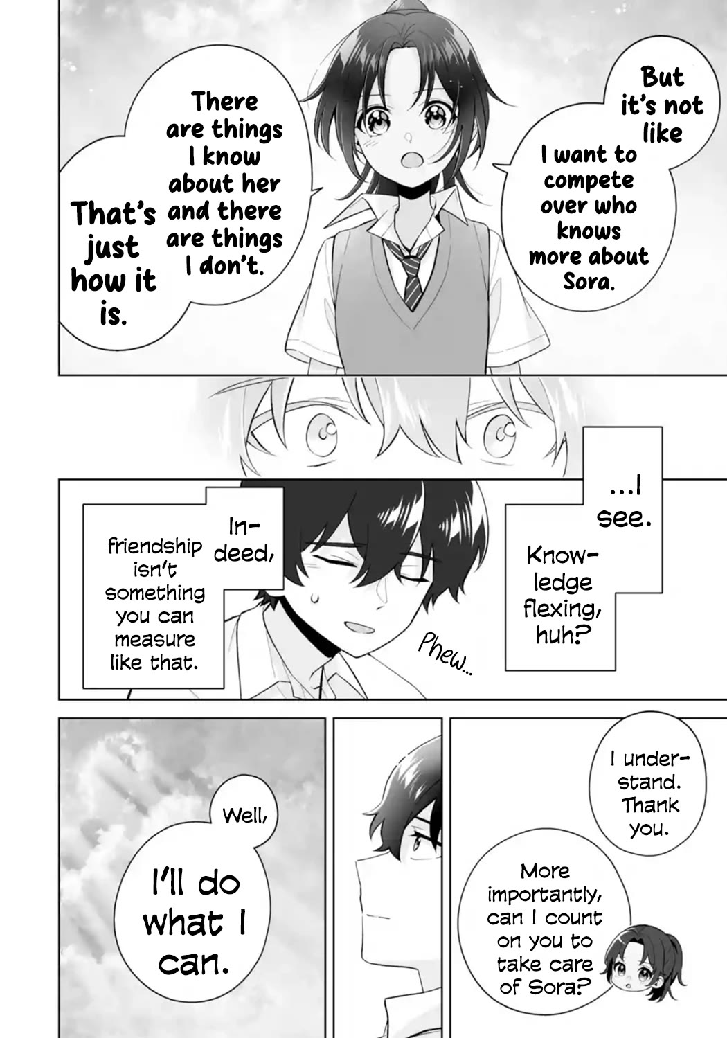 Please Leave Me Alone (For Some Reason, She Wants to Change a Lone Wolf's Helpless High School Life.) chapter 29 page 30