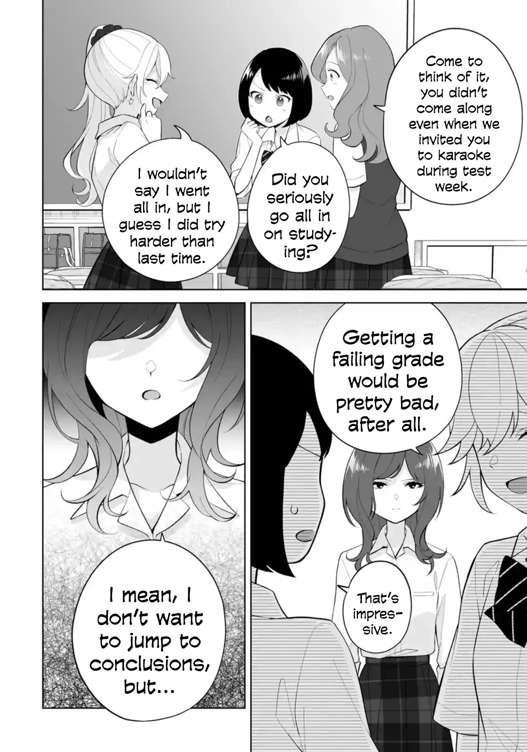 Please Leave Me Alone (For Some Reason, She Wants to Change a Lone Wolf's Helpless High School Life.) chapter 29 page 4