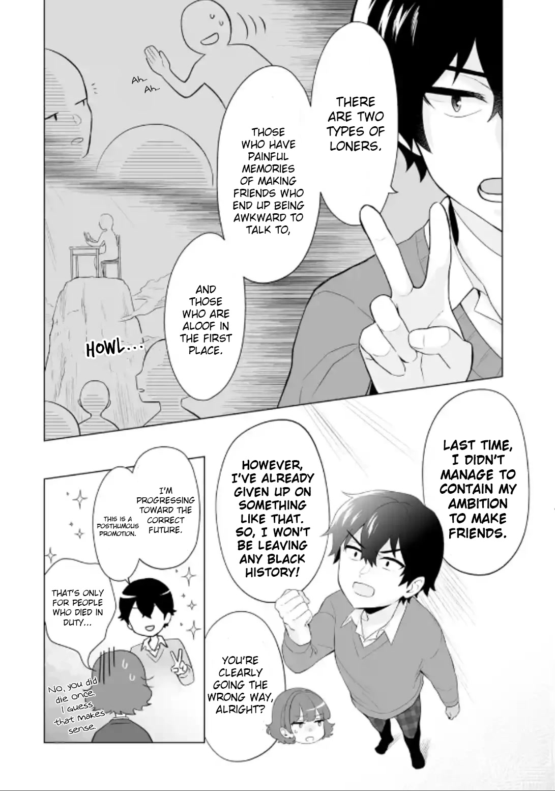 Please Leave Me Alone (For Some Reason, She Wants to Change a Lone Wolf's Helpless High School Life.) chapter 3 page 14