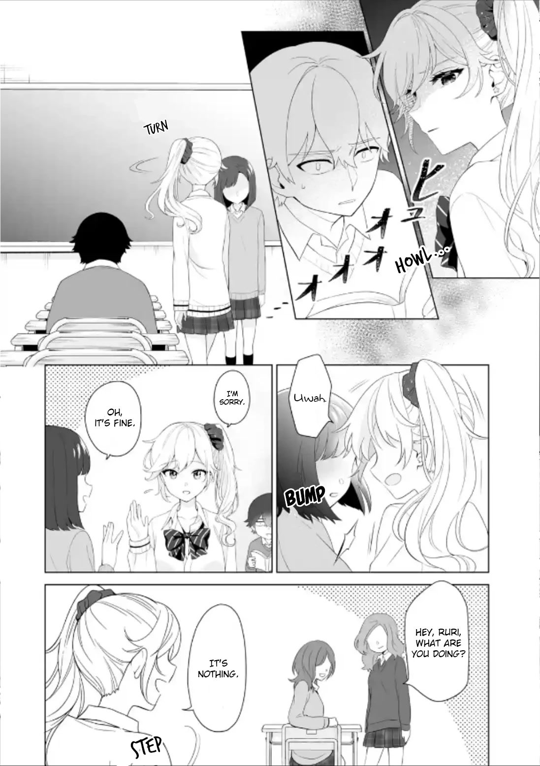 Please Leave Me Alone (For Some Reason, She Wants to Change a Lone Wolf's Helpless High School Life.) chapter 3 page 2