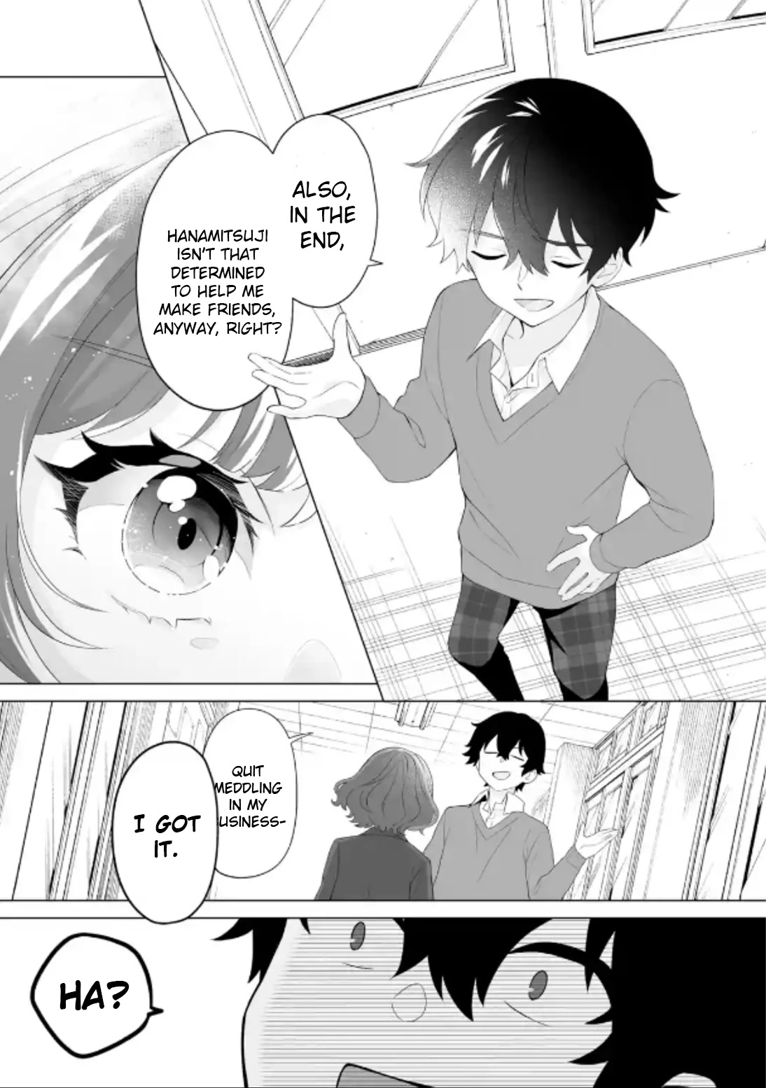 Please Leave Me Alone (For Some Reason, She Wants to Change a Lone Wolf's Helpless High School Life.) chapter 3 page 23