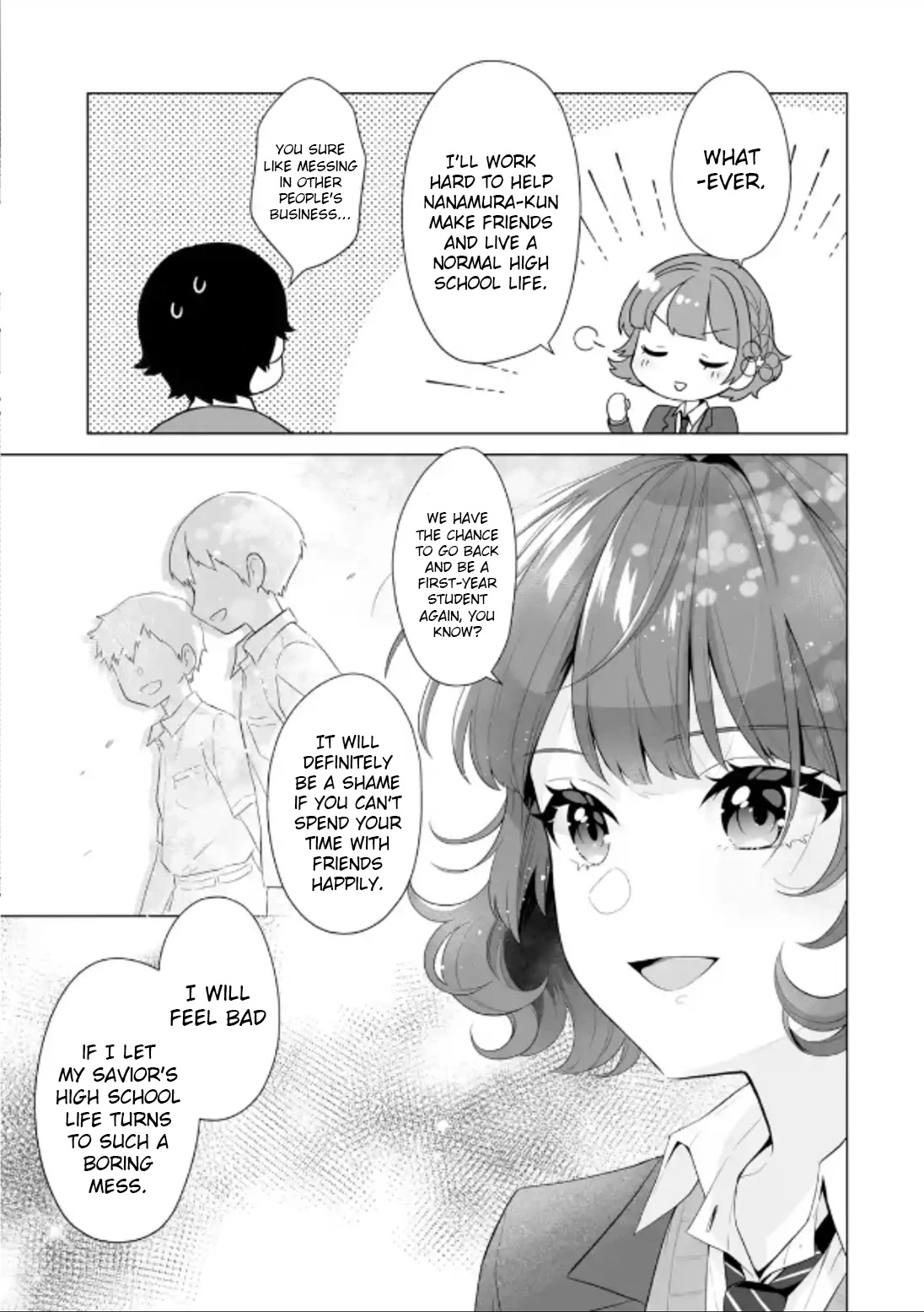 Please Leave Me Alone (For Some Reason, She Wants to Change a Lone Wolf's Helpless High School Life.) chapter 3 page 29