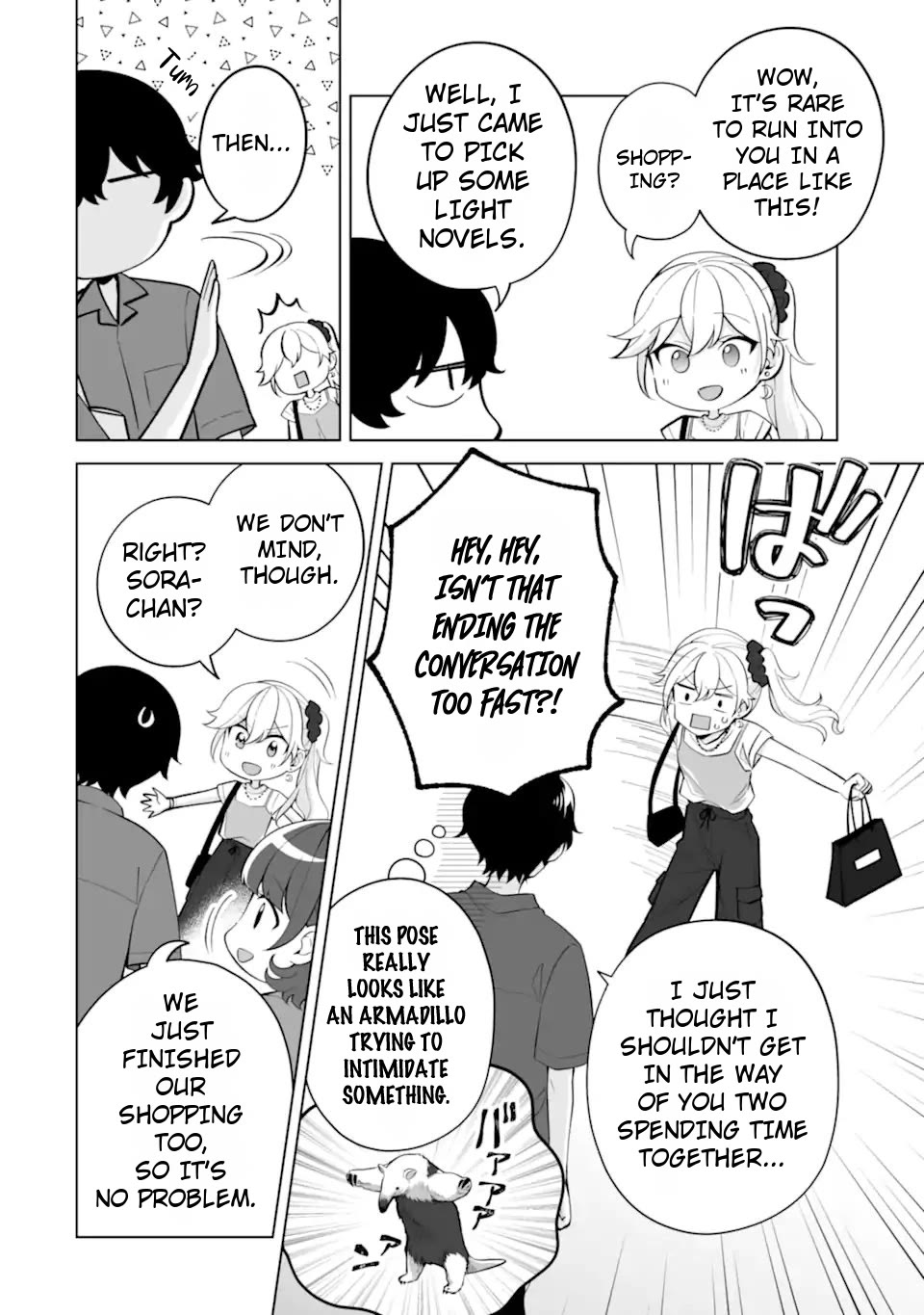 Please Leave Me Alone (For Some Reason, She Wants to Change a Lone Wolf's Helpless High School Life.) chapter 30.1 page 8