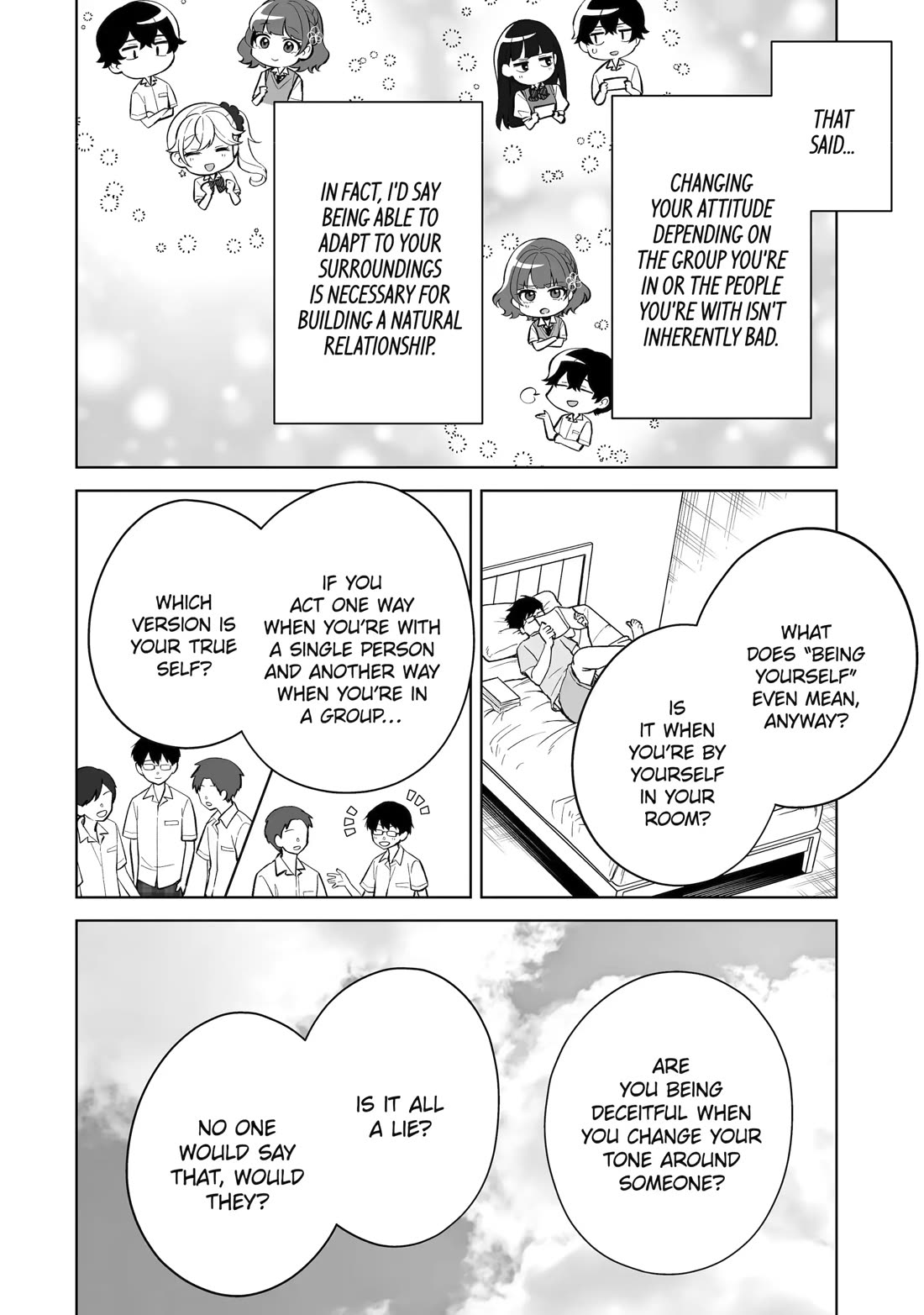 Please Leave Me Alone (For Some Reason, She Wants to Change a Lone Wolf's Helpless High School Life.) chapter 31 page 22