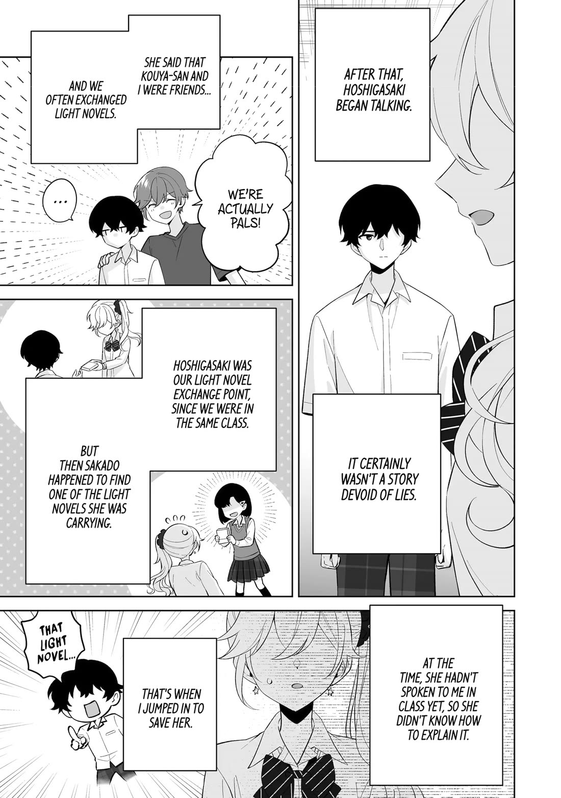 Please Leave Me Alone (For Some Reason, She Wants to Change a Lone Wolf's Helpless High School Life.) chapter 32 page 15