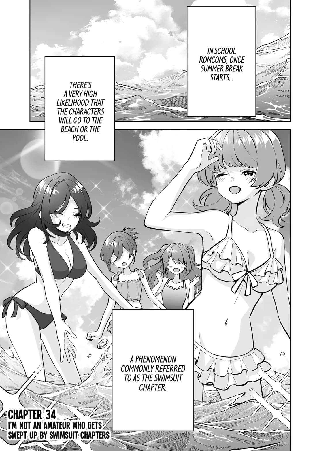 Please Leave Me Alone (For Some Reason, She Wants to Change a Lone Wolf's Helpless High School Life.) chapter 34 page 1