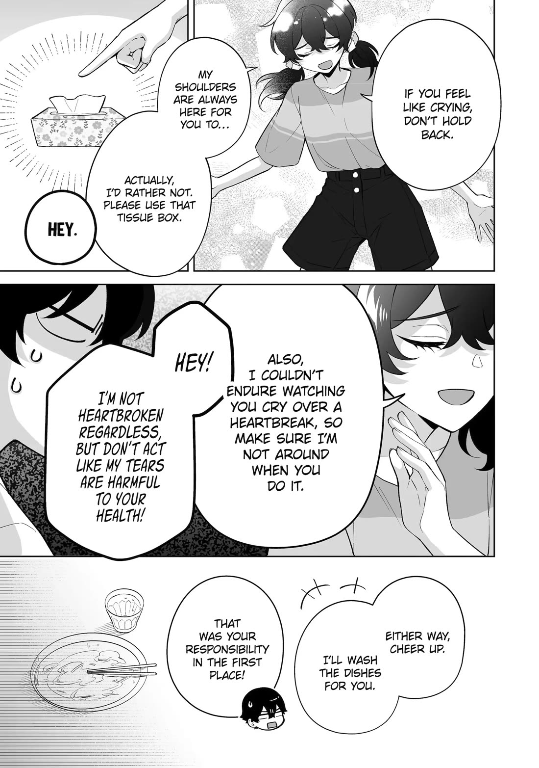 Please Leave Me Alone (For Some Reason, She Wants to Change a Lone Wolf's Helpless High School Life.) chapter 34 page 11