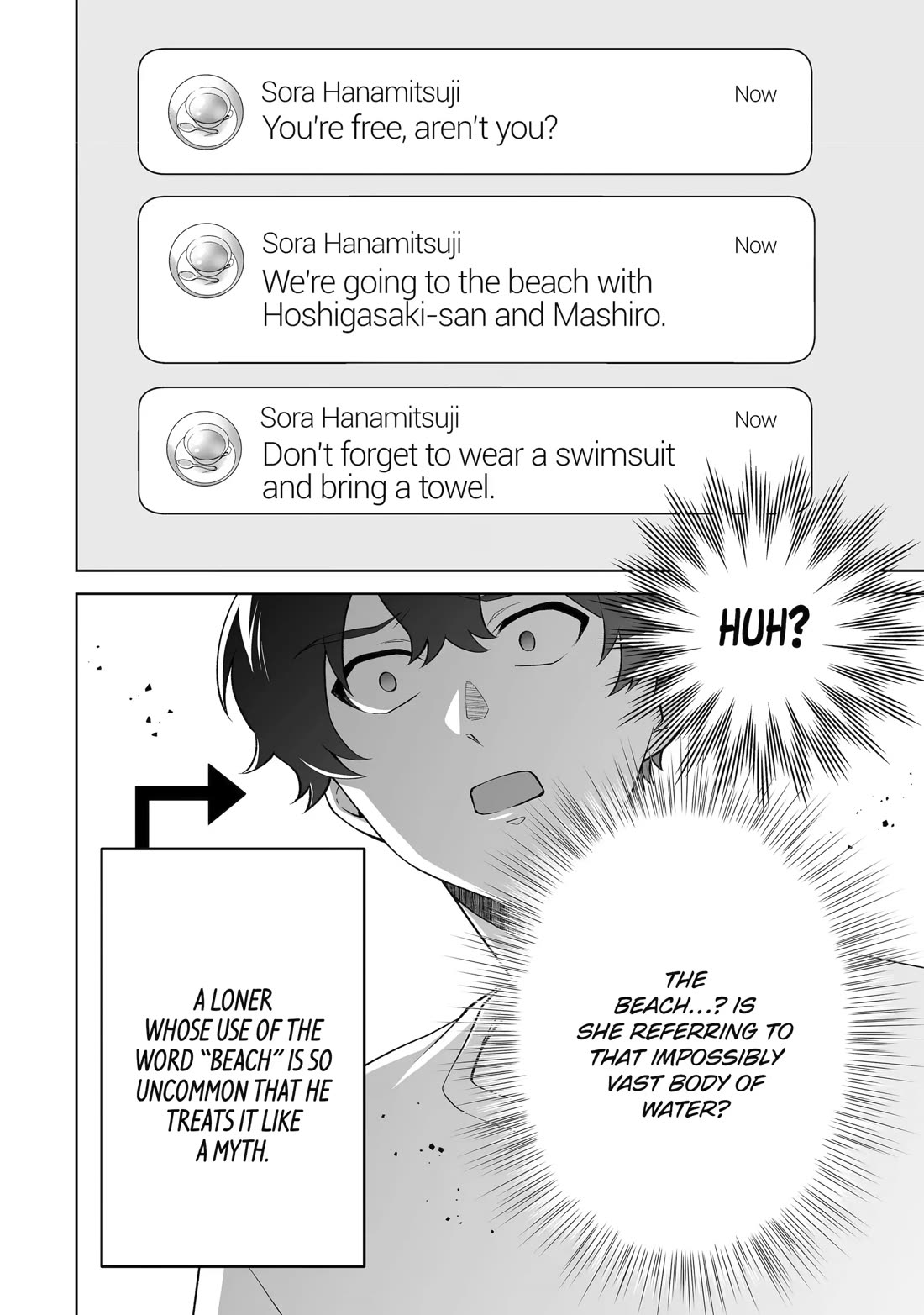 Please Leave Me Alone (For Some Reason, She Wants to Change a Lone Wolf's Helpless High School Life.) chapter 34 page 16