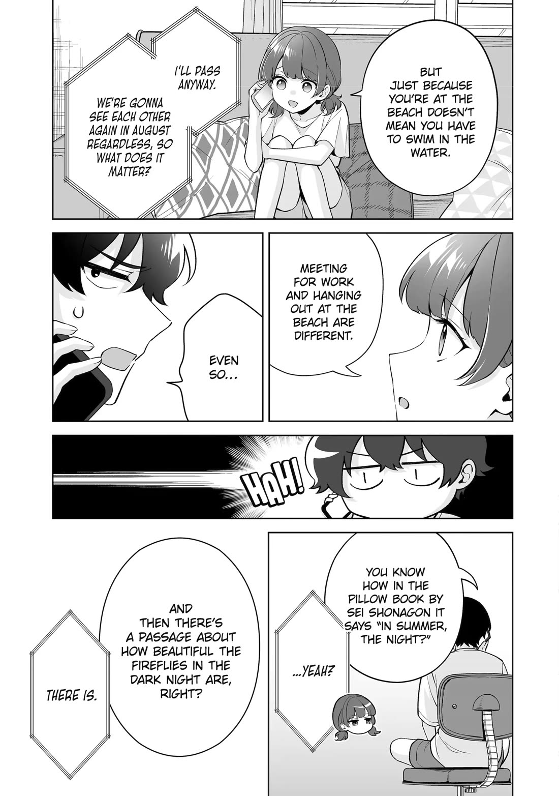 Please Leave Me Alone (For Some Reason, She Wants to Change a Lone Wolf's Helpless High School Life.) chapter 34 page 21