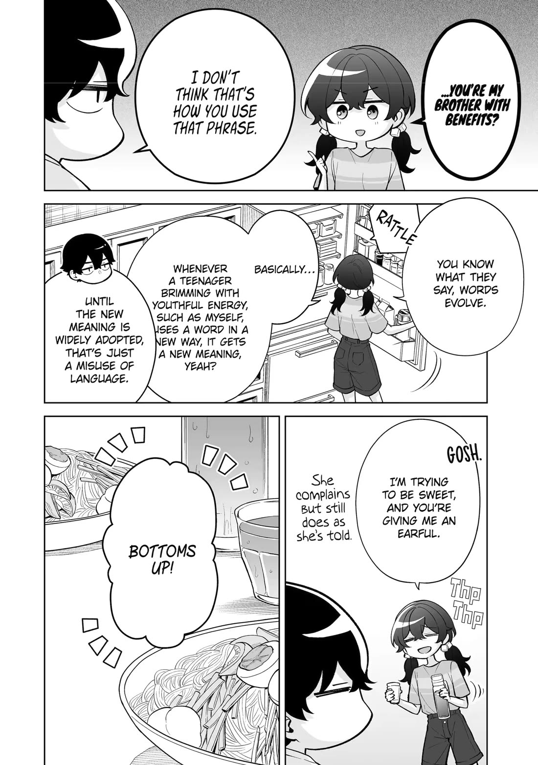 Please Leave Me Alone (For Some Reason, She Wants to Change a Lone Wolf's Helpless High School Life.) chapter 34 page 6