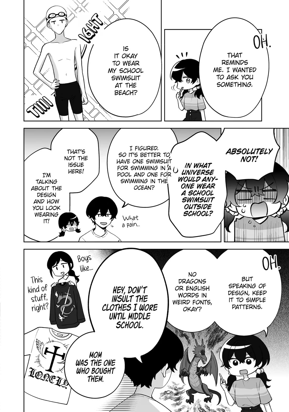 Please Leave Me Alone (For Some Reason, She Wants to Change a Lone Wolf's Helpless High School Life.) chapter 35 page 10