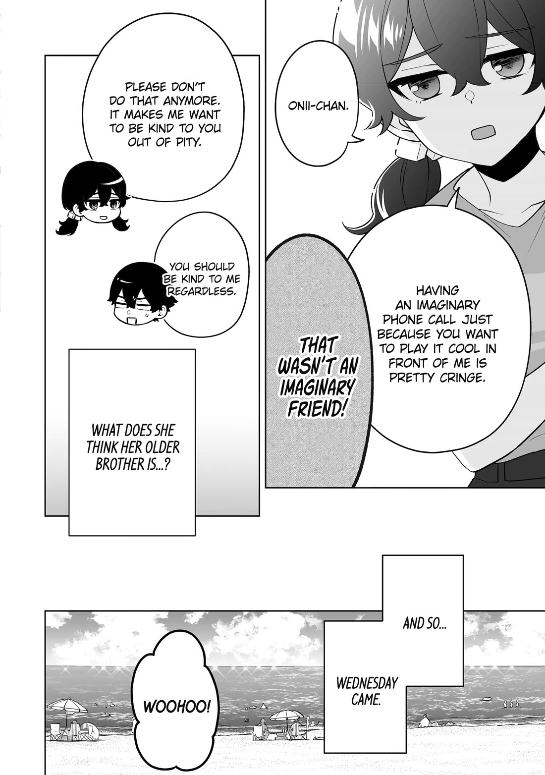 Please Leave Me Alone (For Some Reason, She Wants to Change a Lone Wolf's Helpless High School Life.) chapter 35 page 14