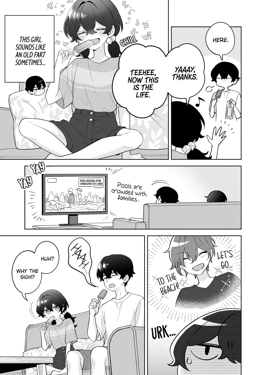 Please Leave Me Alone (For Some Reason, She Wants to Change a Lone Wolf's Helpless High School Life.) chapter 35 page 3