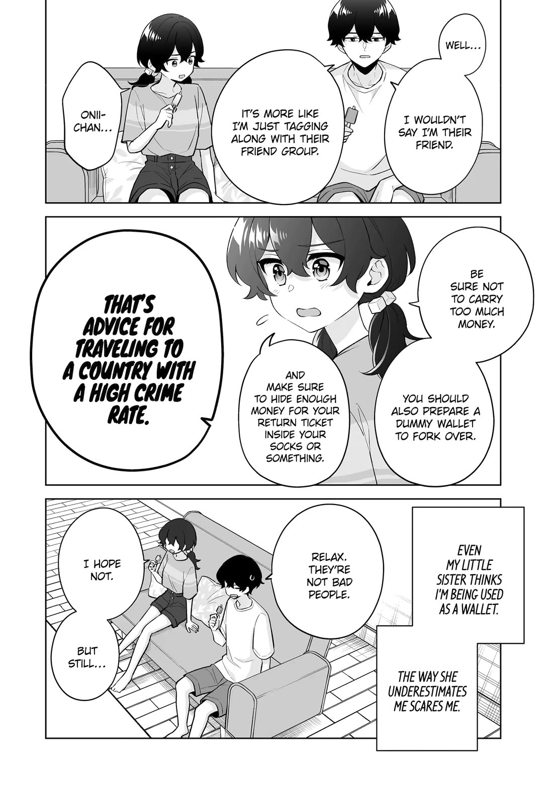Please Leave Me Alone (For Some Reason, She Wants to Change a Lone Wolf's Helpless High School Life.) chapter 35 page 8