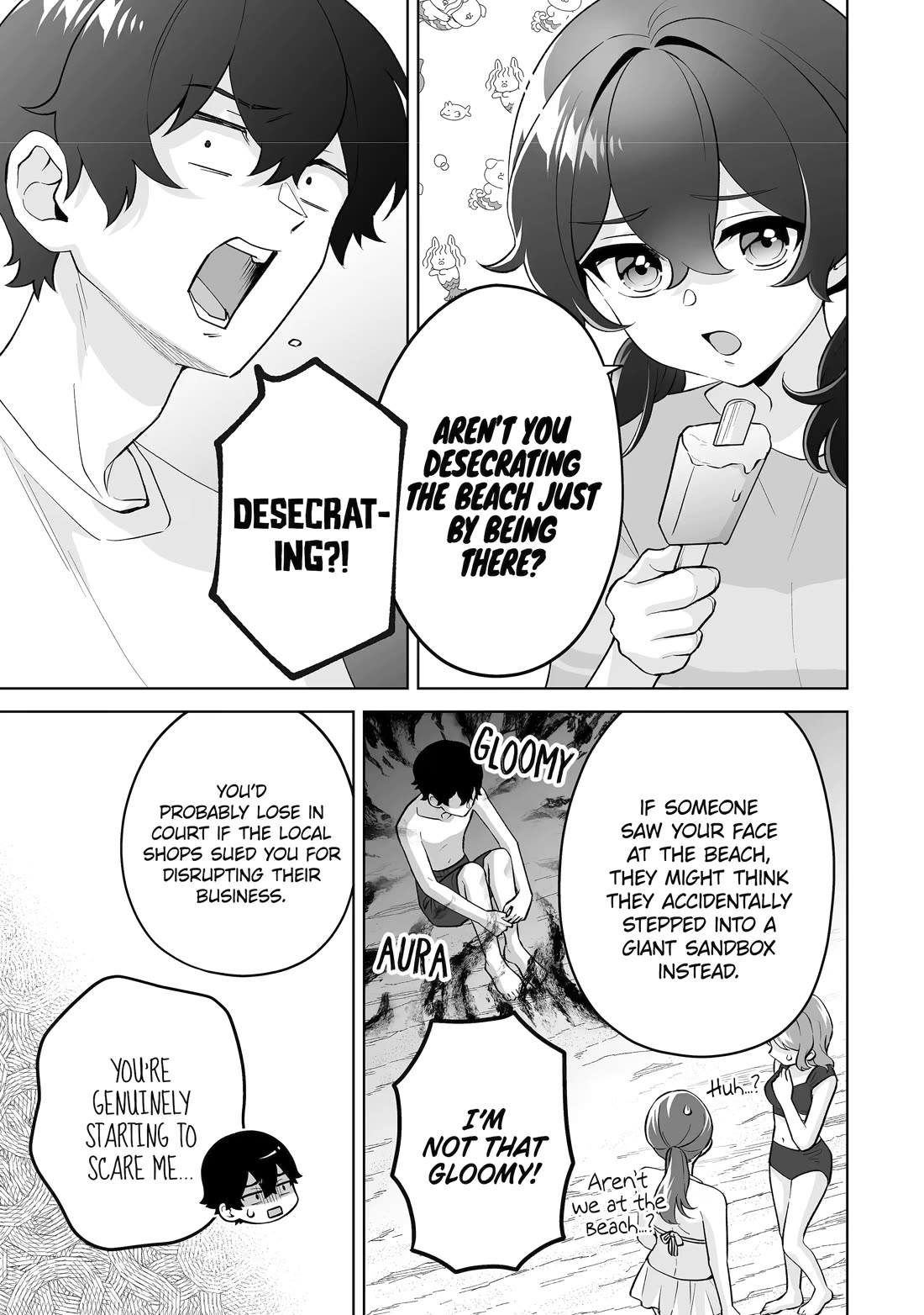 Please Leave Me Alone (For Some Reason, She Wants to Change a Lone Wolf's Helpless High School Life.) chapter 35 page 9