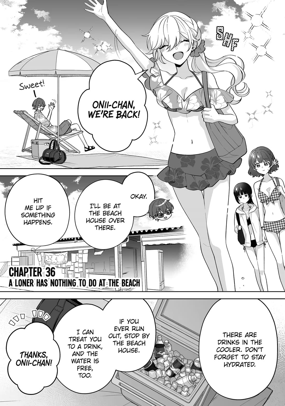 Please Leave Me Alone (For Some Reason, She Wants to Change a Lone Wolf's Helpless High School Life.) chapter 36 page 1