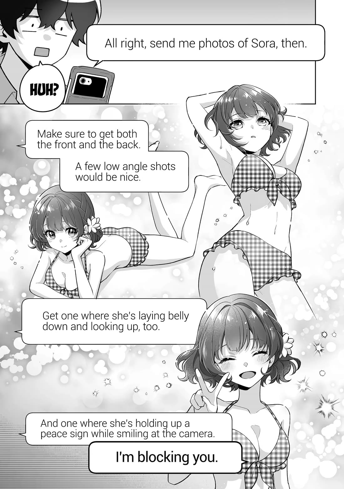 Please Leave Me Alone (For Some Reason, She Wants to Change a Lone Wolf's Helpless High School Life.) chapter 36 page 15