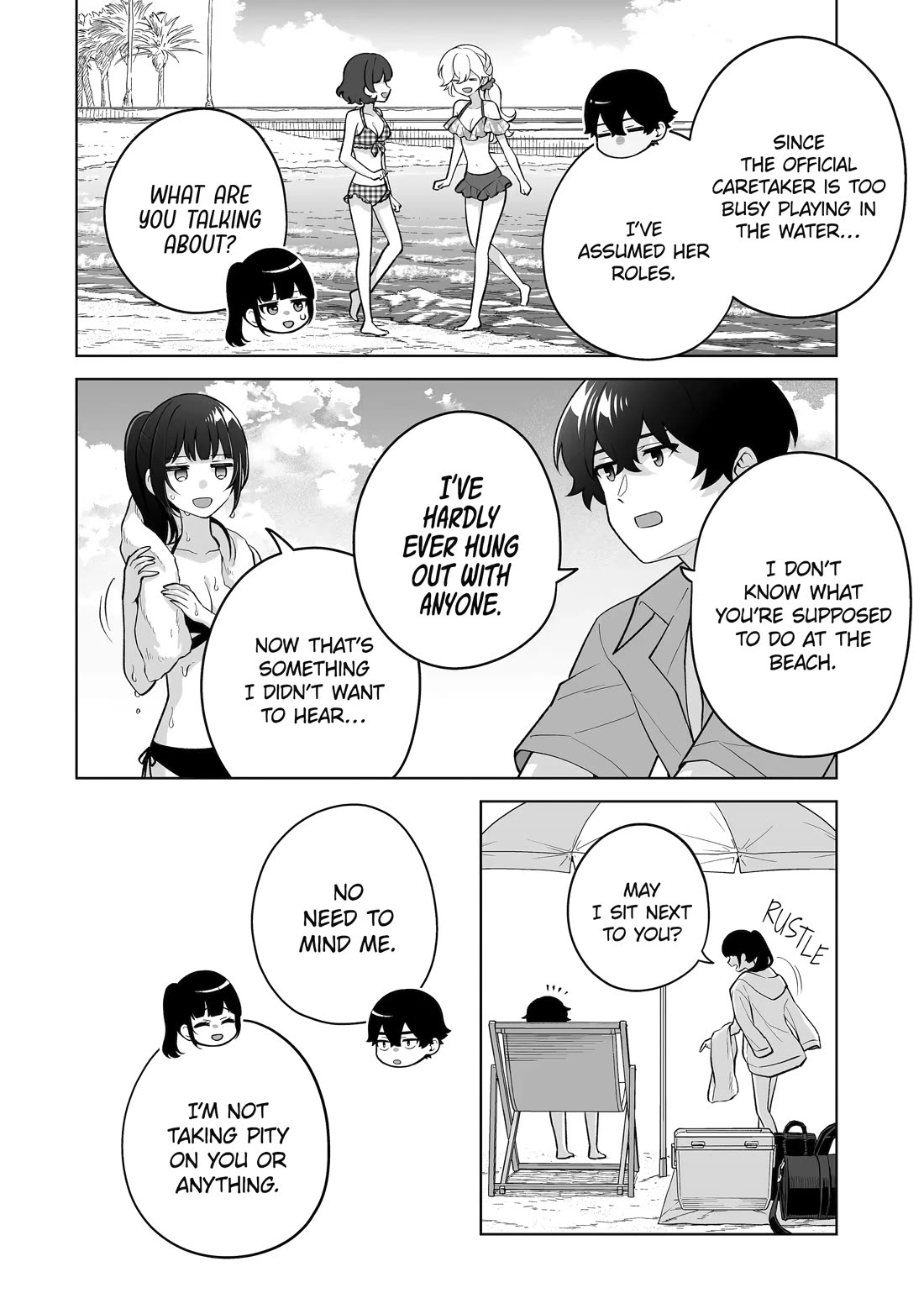 Please Leave Me Alone (For Some Reason, She Wants to Change a Lone Wolf's Helpless High School Life.) chapter 36 page 18