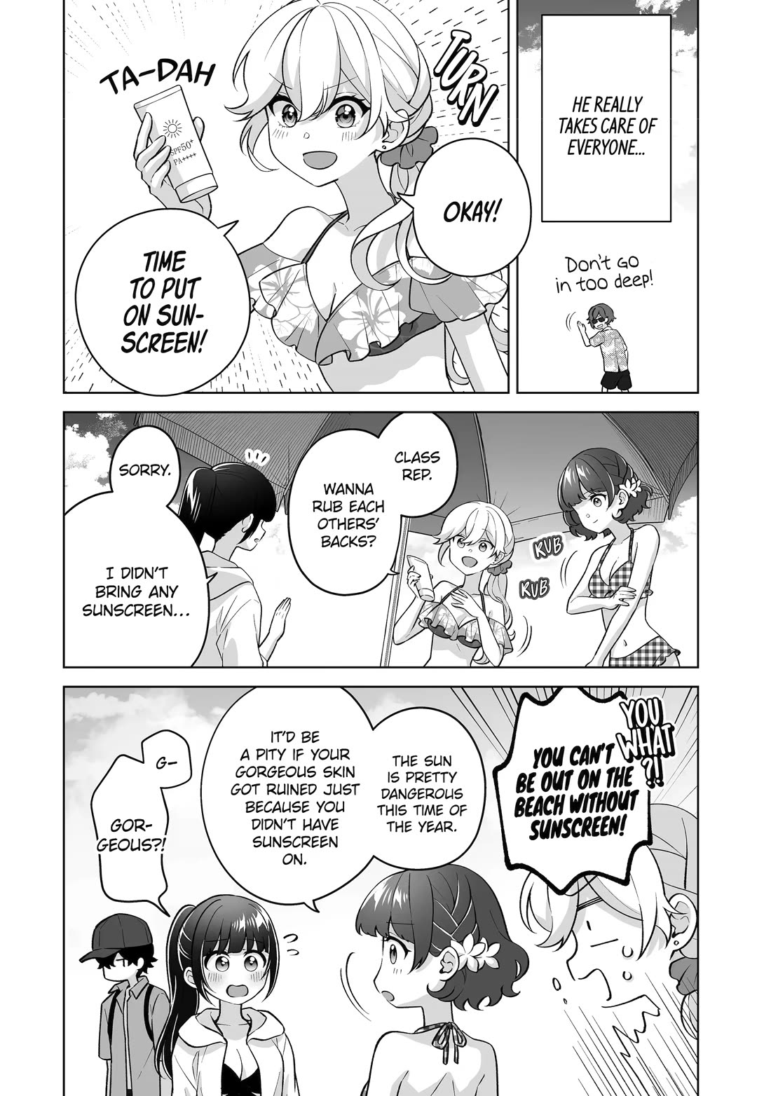 Please Leave Me Alone (For Some Reason, She Wants to Change a Lone Wolf's Helpless High School Life.) chapter 36 page 2