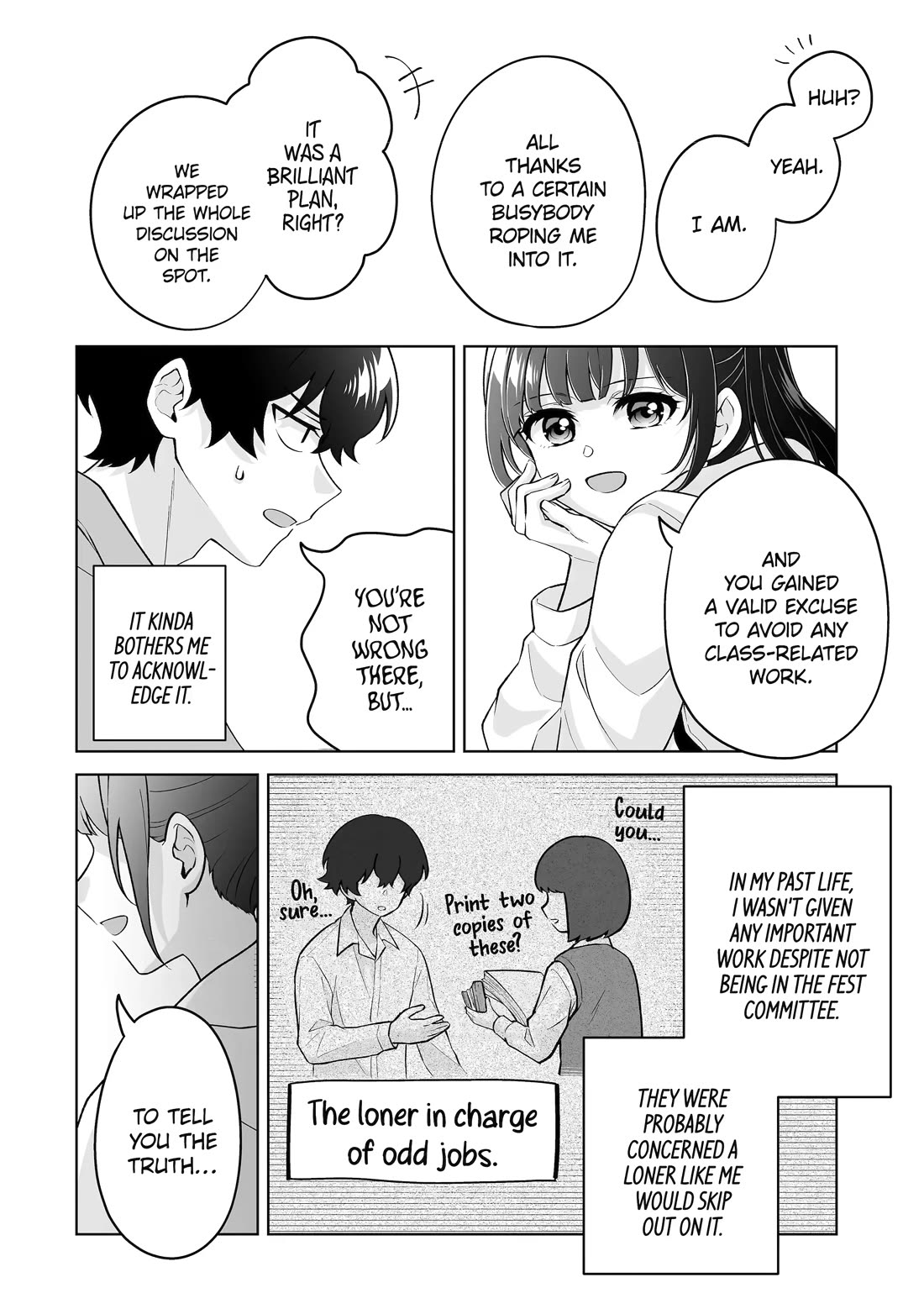 Please Leave Me Alone (For Some Reason, She Wants to Change a Lone Wolf's Helpless High School Life.) chapter 36 page 20