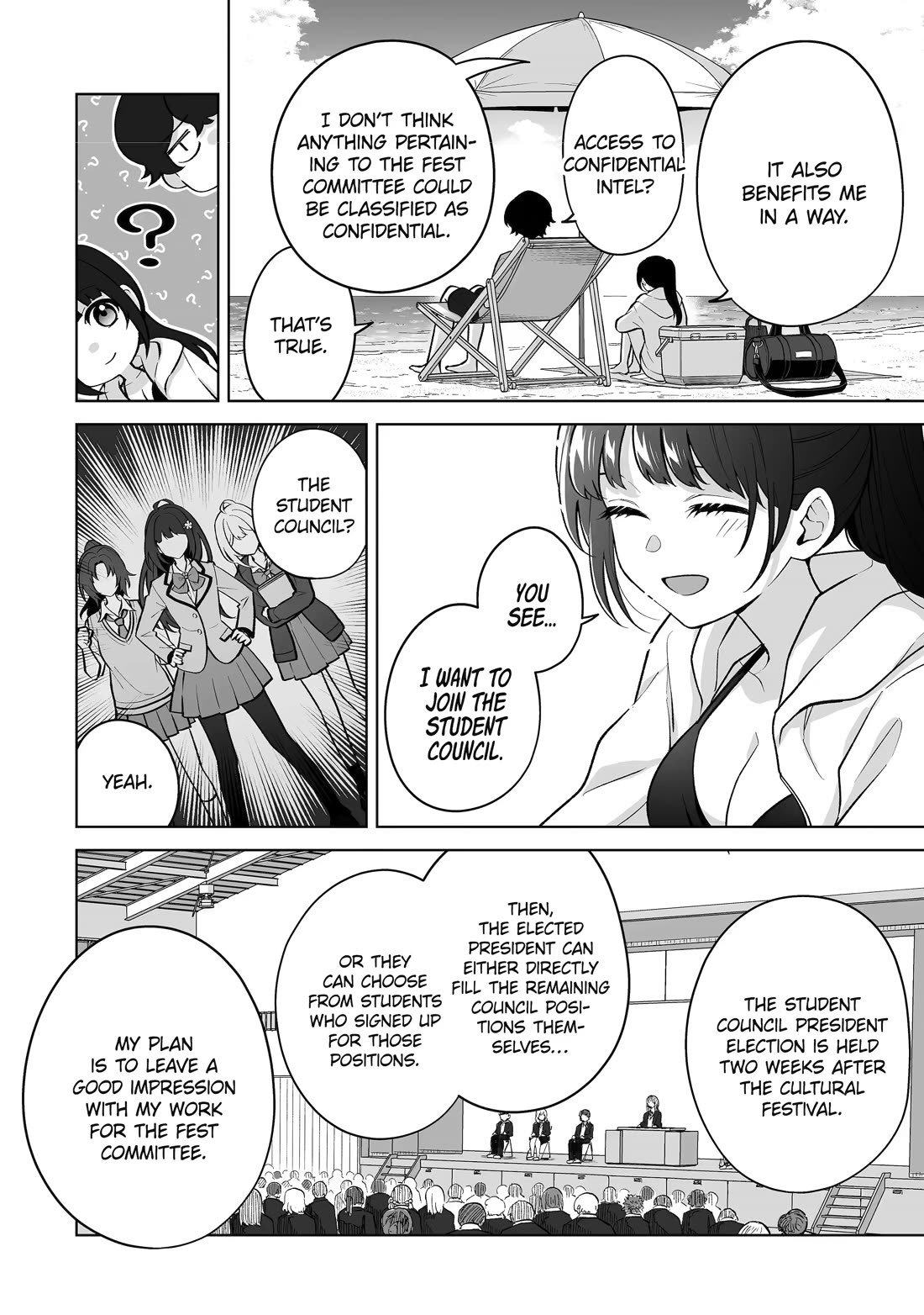 Please Leave Me Alone (For Some Reason, She Wants to Change a Lone Wolf's Helpless High School Life.) chapter 36 page 22