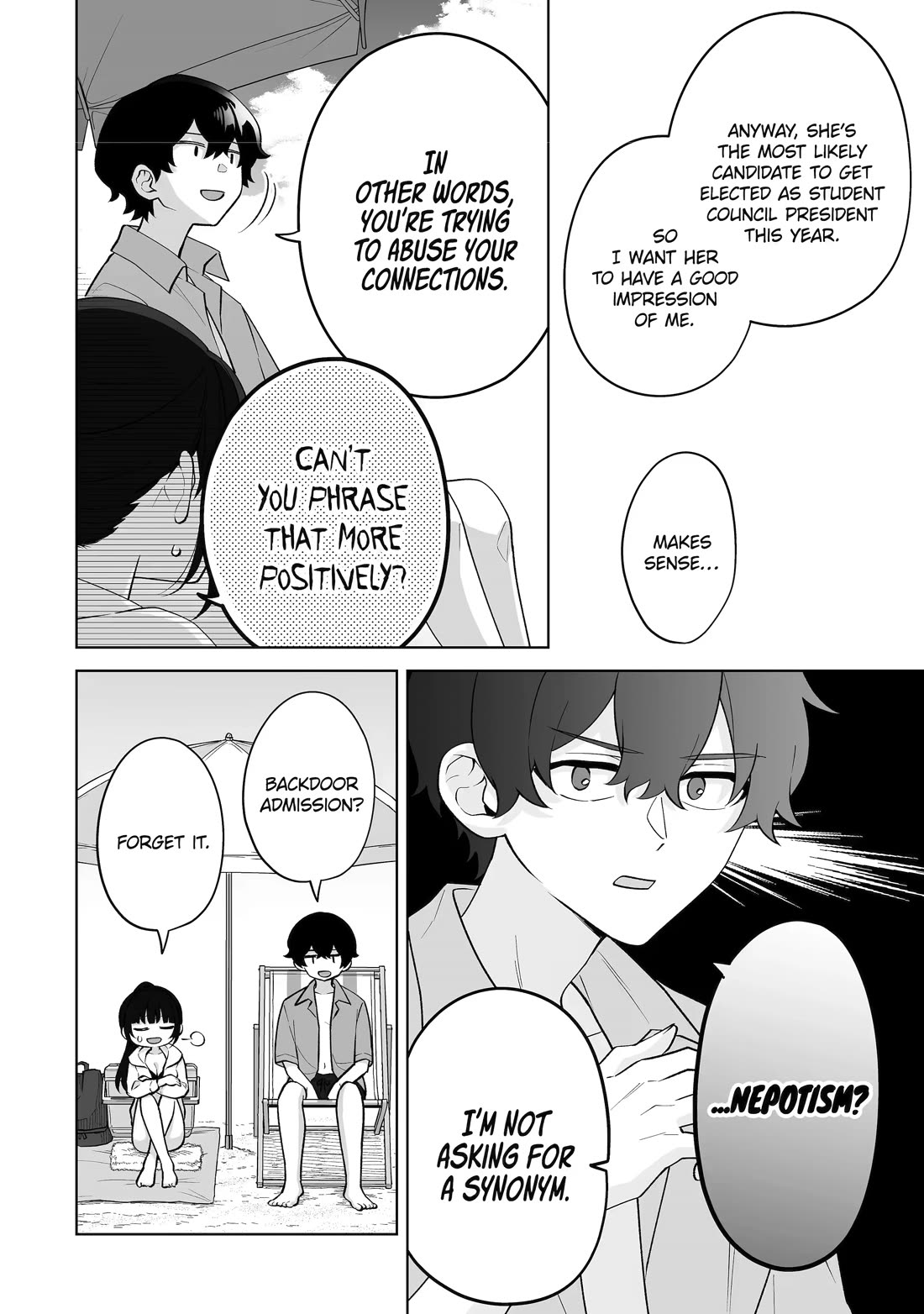 Please Leave Me Alone (For Some Reason, She Wants to Change a Lone Wolf's Helpless High School Life.) chapter 36 page 24