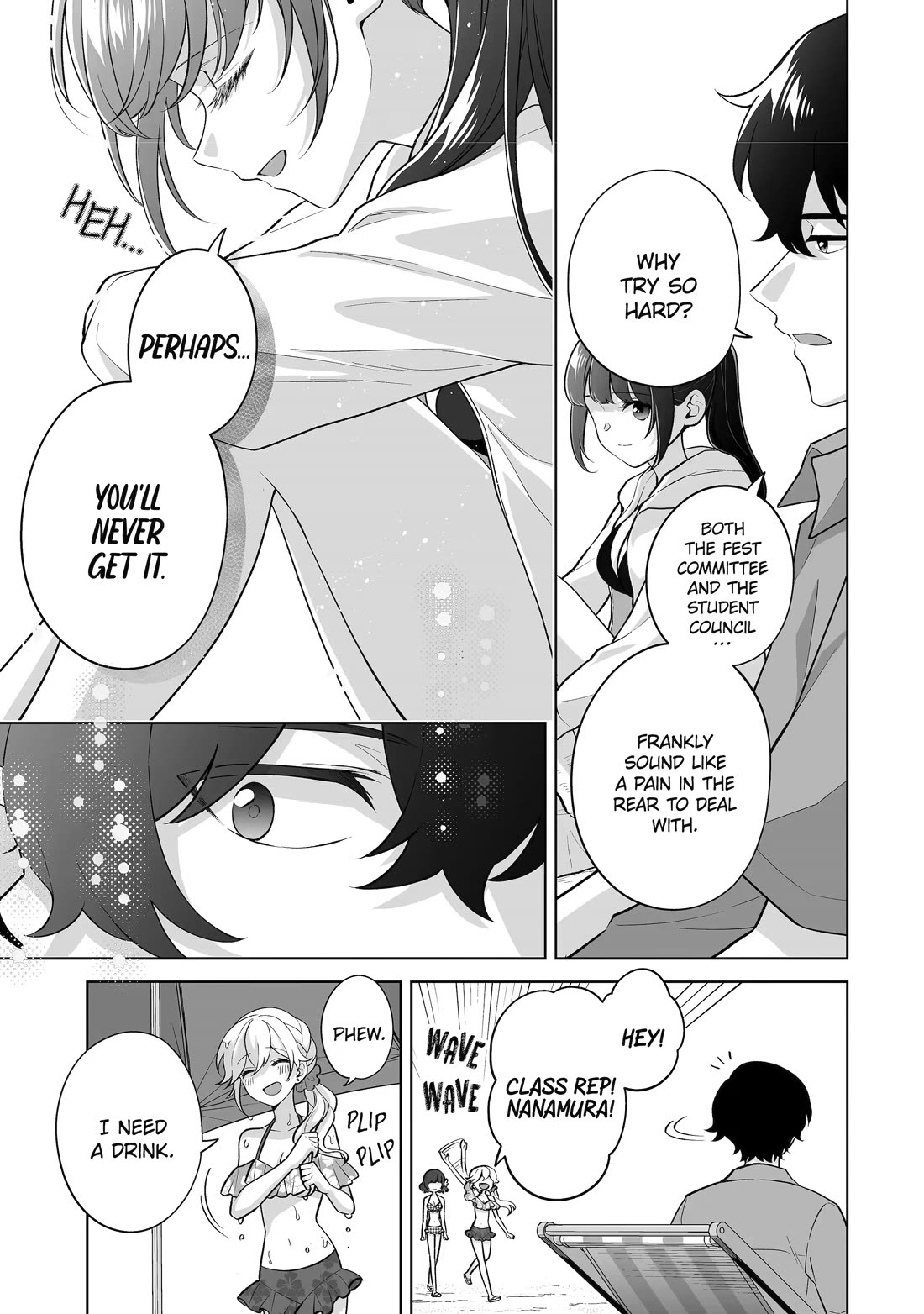 Please Leave Me Alone (For Some Reason, She Wants to Change a Lone Wolf's Helpless High School Life.) chapter 36 page 25