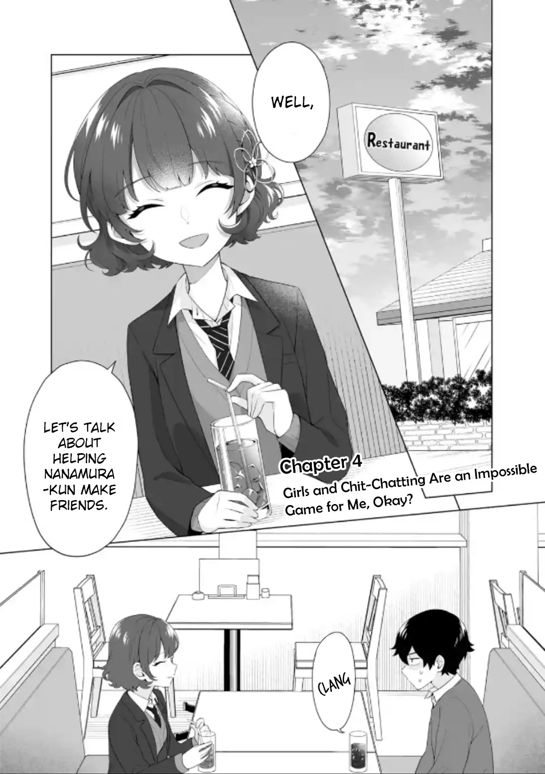 Please Leave Me Alone (For Some Reason, She Wants to Change a Lone Wolf's Helpless High School Life.) chapter 4 page 1
