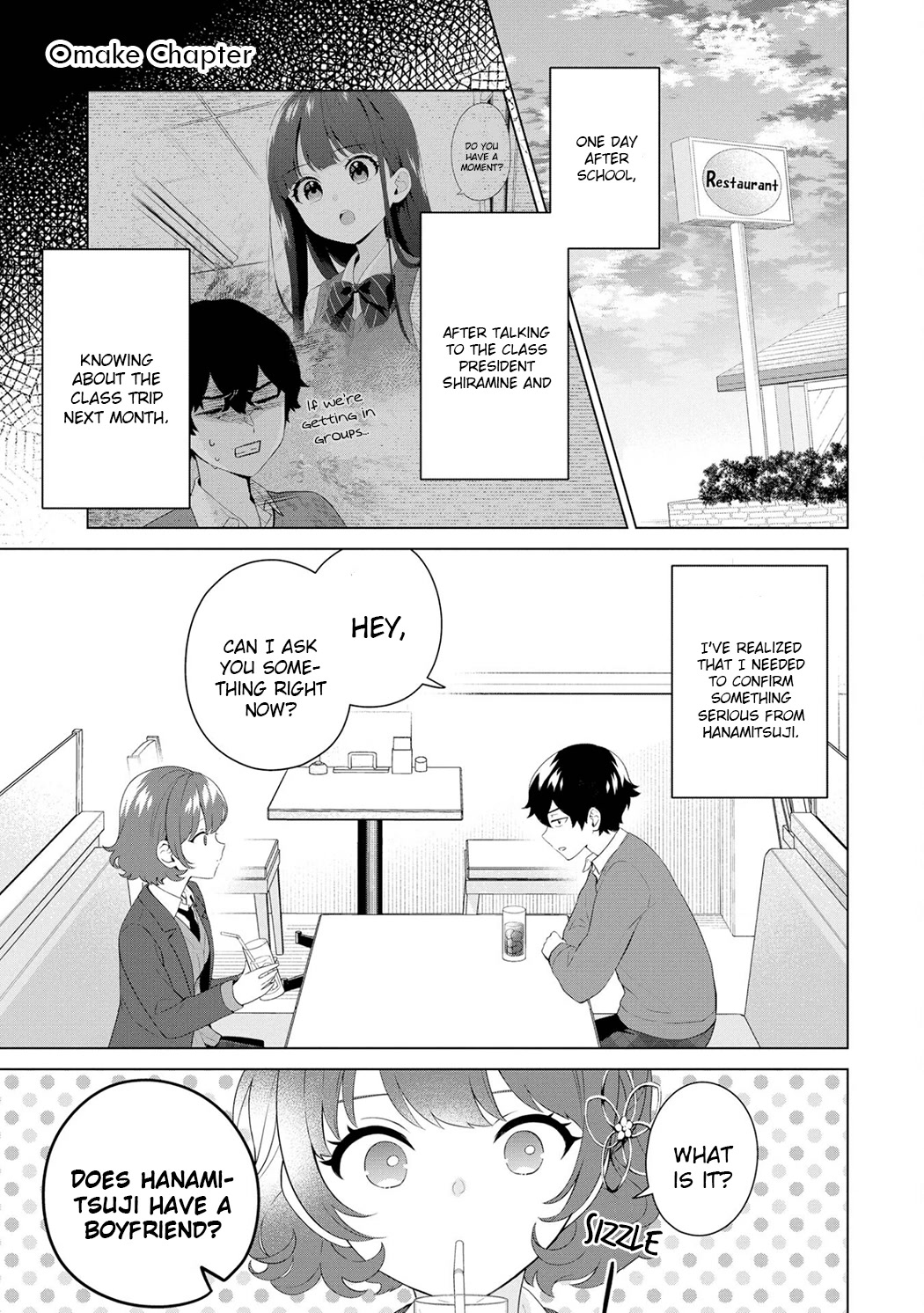 Please Leave Me Alone (For Some Reason, She Wants to Change a Lone Wolf's Helpless High School Life.) chapter 5.5 page 5