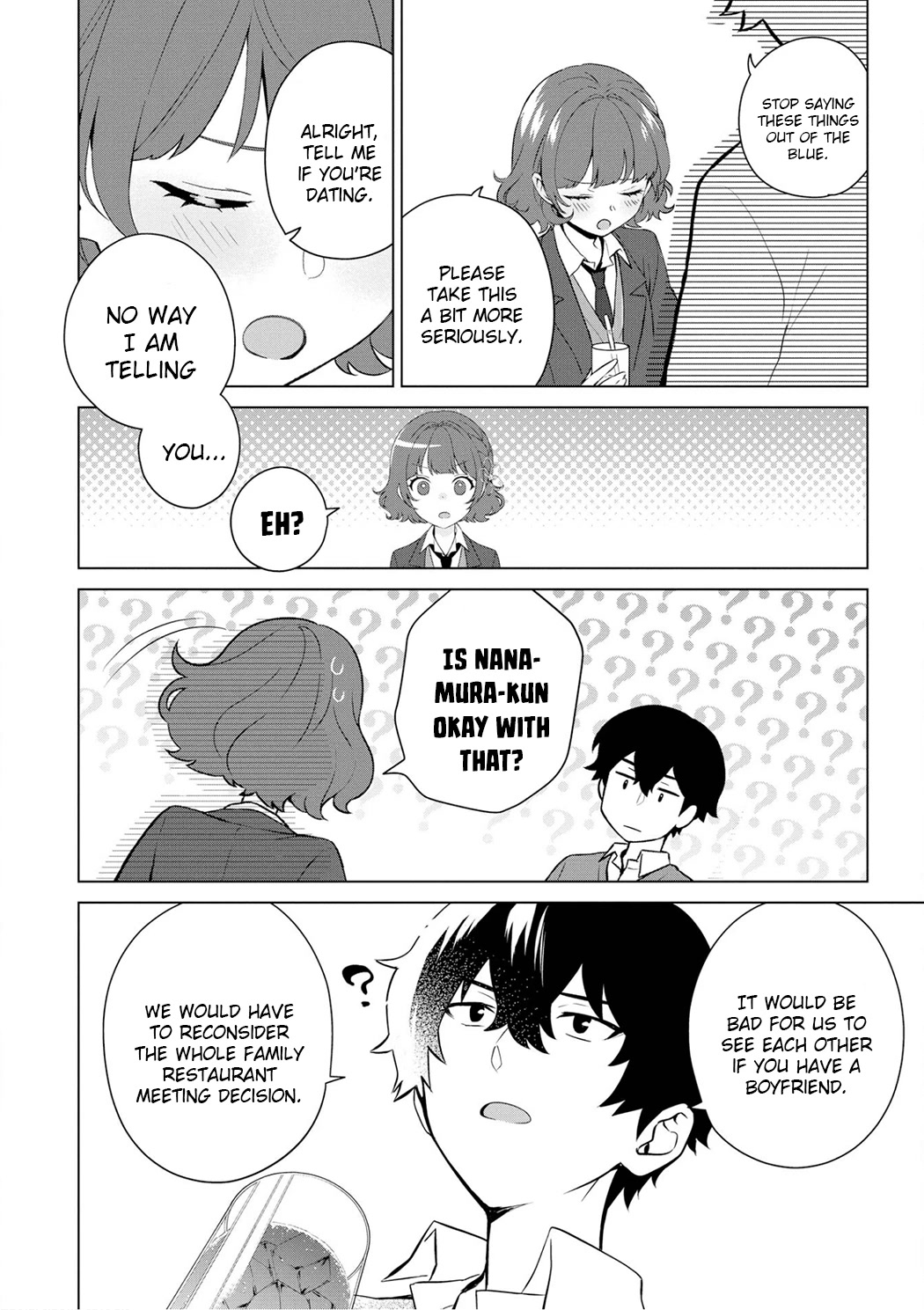 Please Leave Me Alone (For Some Reason, She Wants to Change a Lone Wolf's Helpless High School Life.) chapter 5.5 page 8