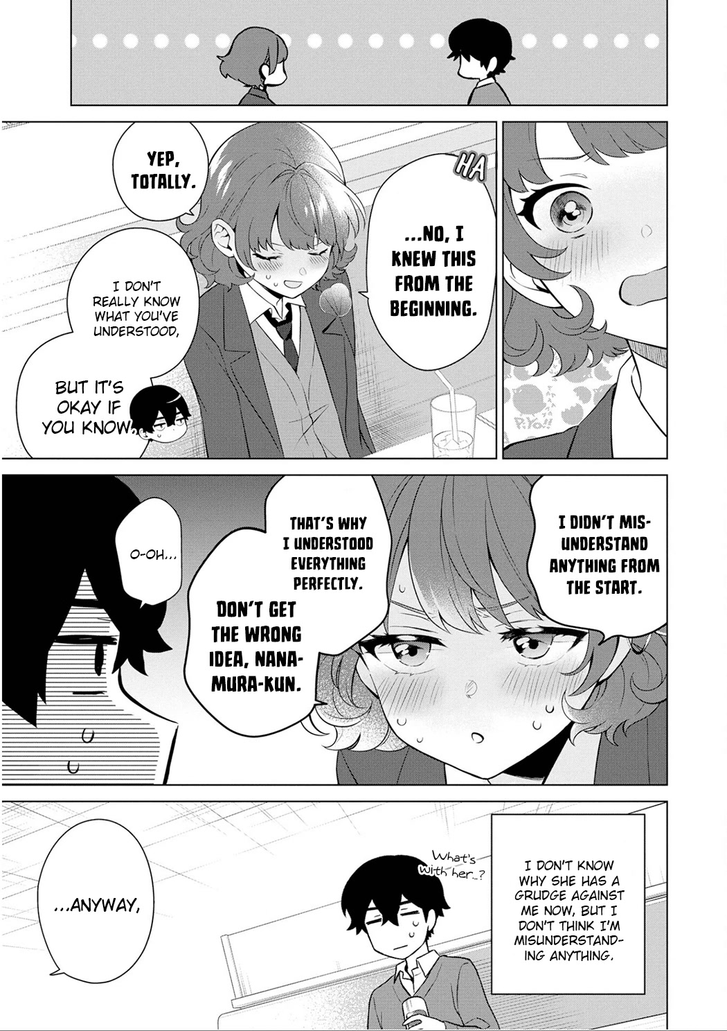 Please Leave Me Alone (For Some Reason, She Wants to Change a Lone Wolf's Helpless High School Life.) chapter 5.5 page 9