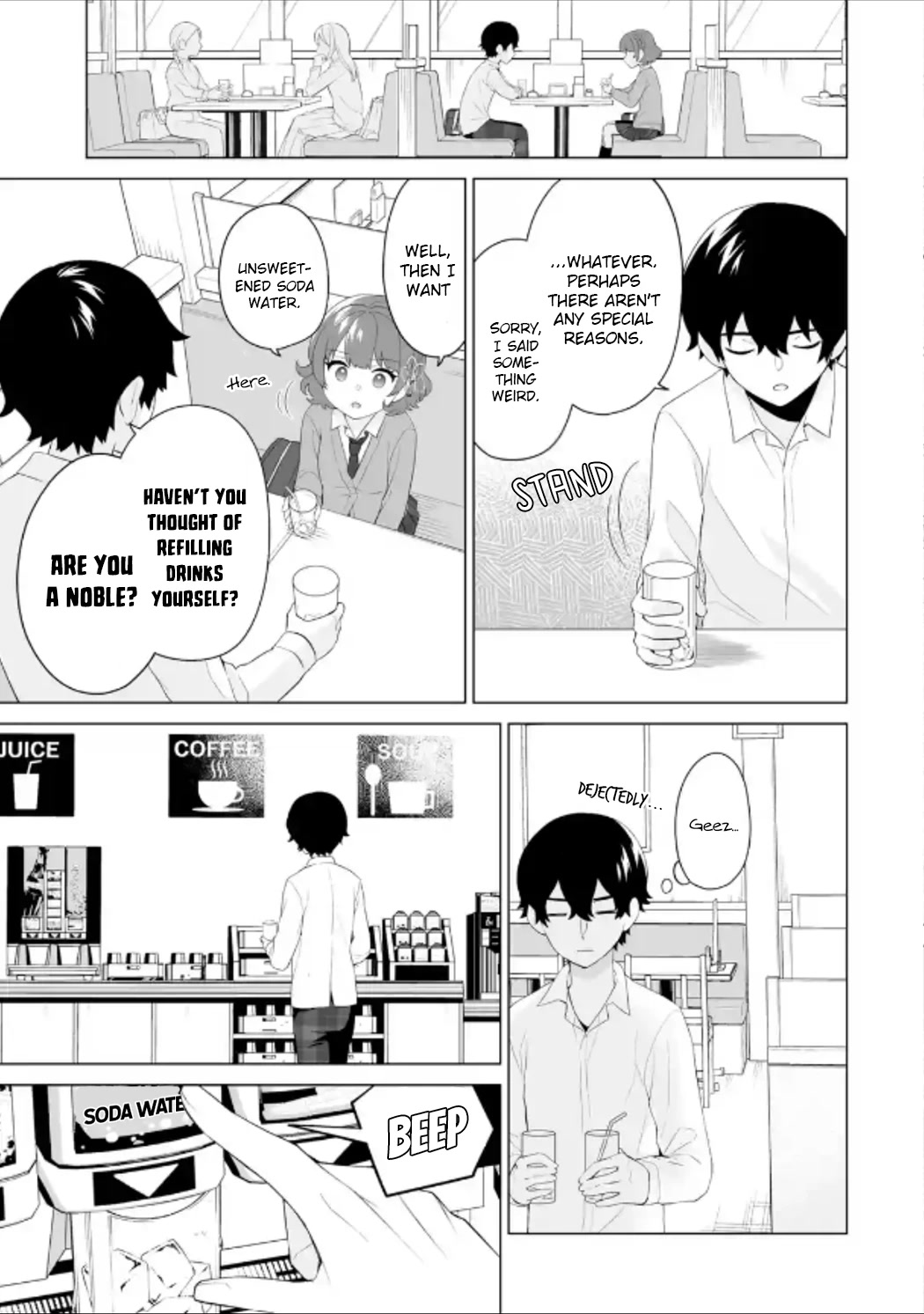 Please Leave Me Alone (For Some Reason, She Wants to Change a Lone Wolf's Helpless High School Life.) chapter 6 page 17