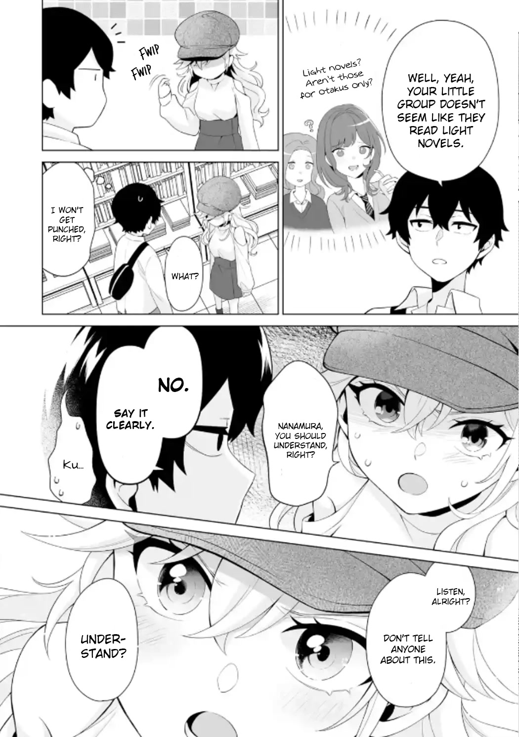 Please Leave Me Alone (For Some Reason, She Wants to Change a Lone Wolf's Helpless High School Life.) chapter 6 page 6