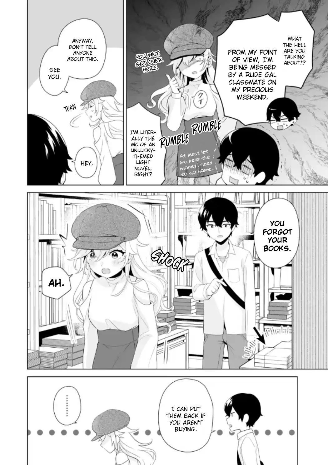 Please Leave Me Alone (For Some Reason, She Wants to Change a Lone Wolf's Helpless High School Life.) chapter 6 page 8