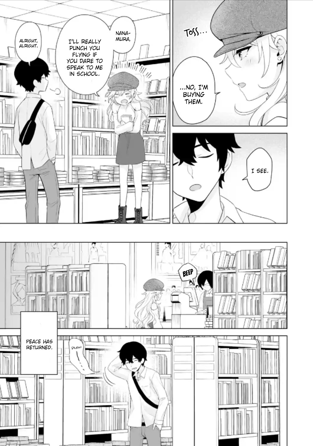 Please Leave Me Alone (For Some Reason, She Wants to Change a Lone Wolf's Helpless High School Life.) chapter 6 page 9