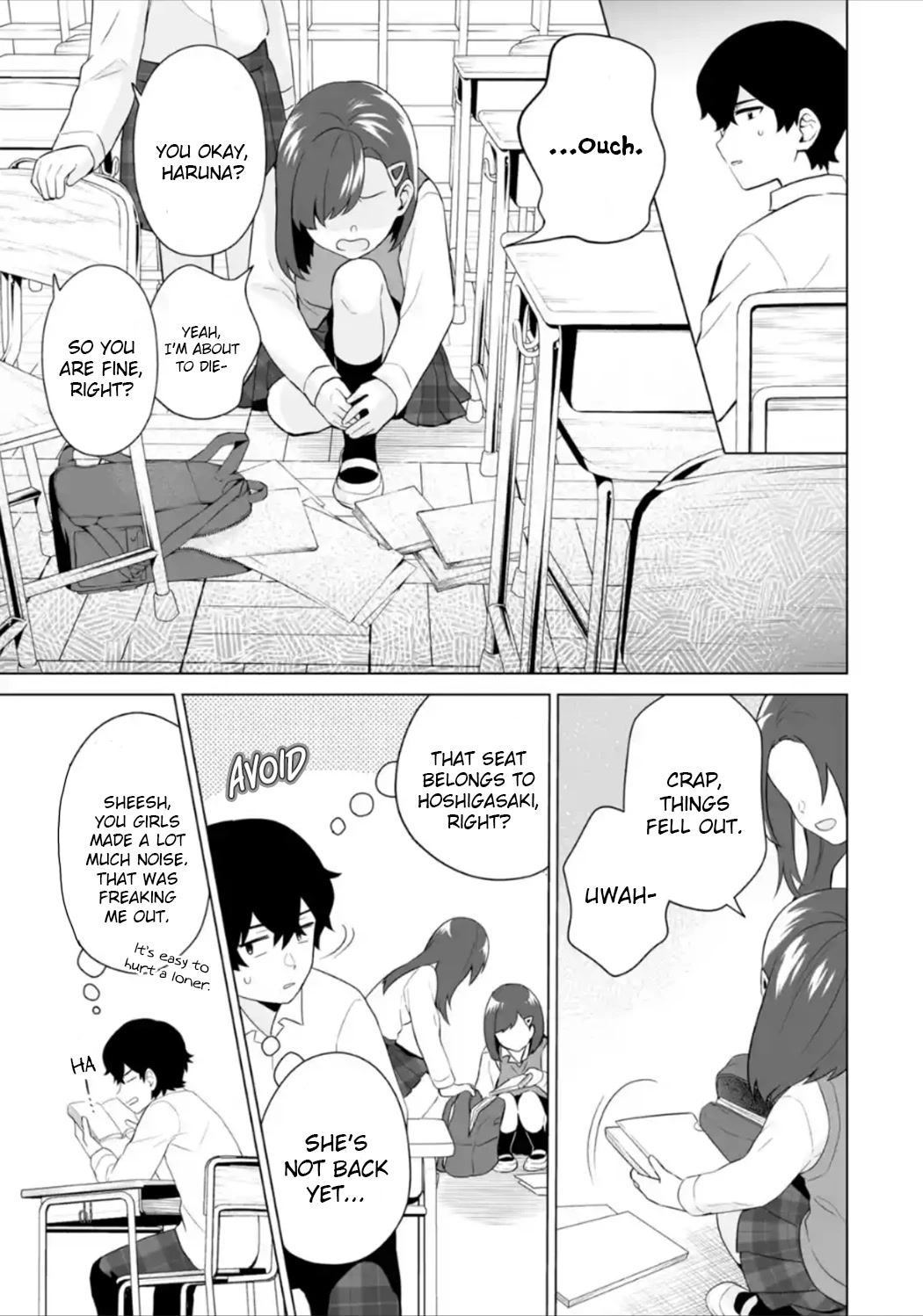 Please Leave Me Alone (For Some Reason, She Wants to Change a Lone Wolf's Helpless High School Life.) chapter 7 page 11