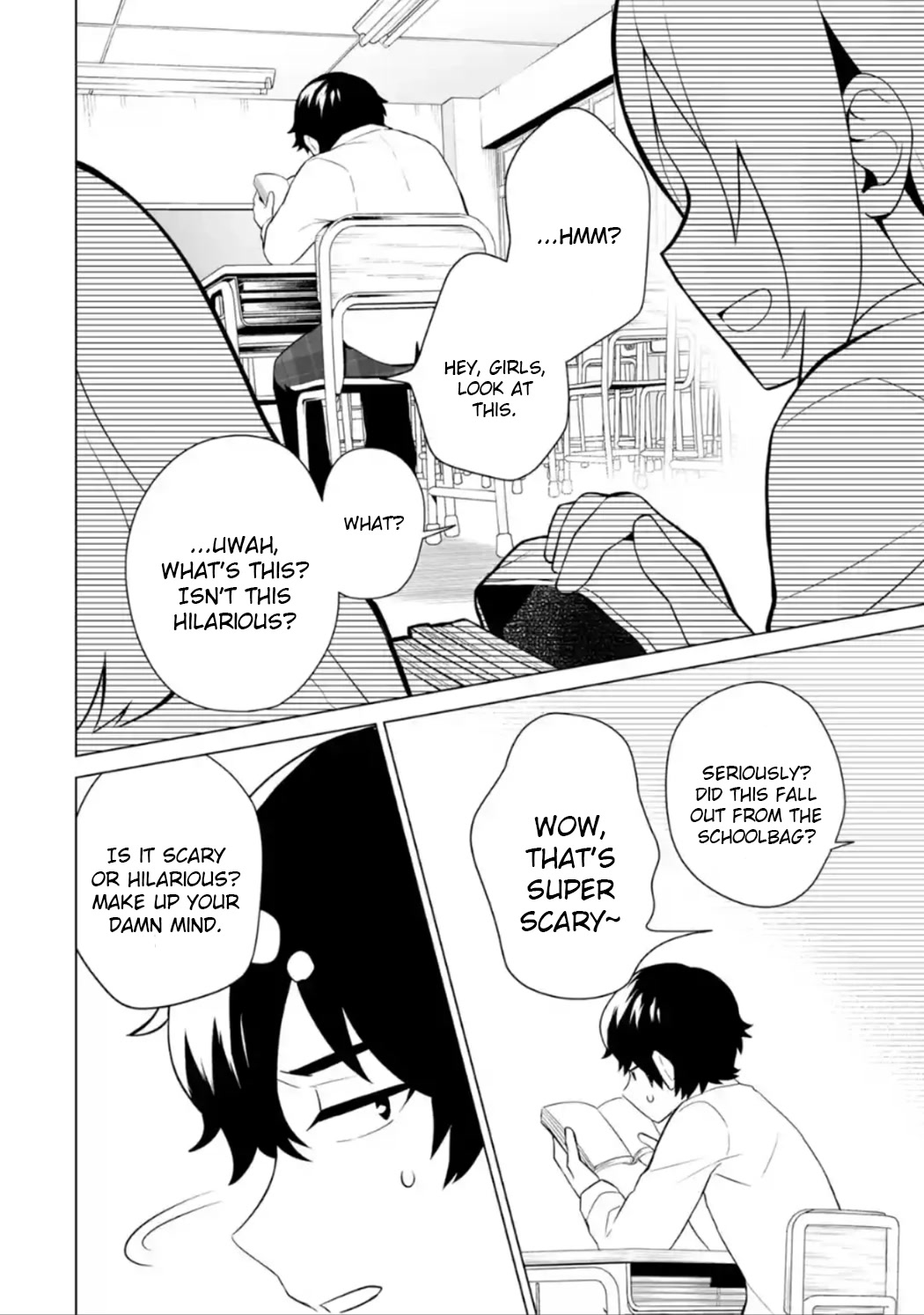 Please Leave Me Alone (For Some Reason, She Wants to Change a Lone Wolf's Helpless High School Life.) chapter 7 page 12