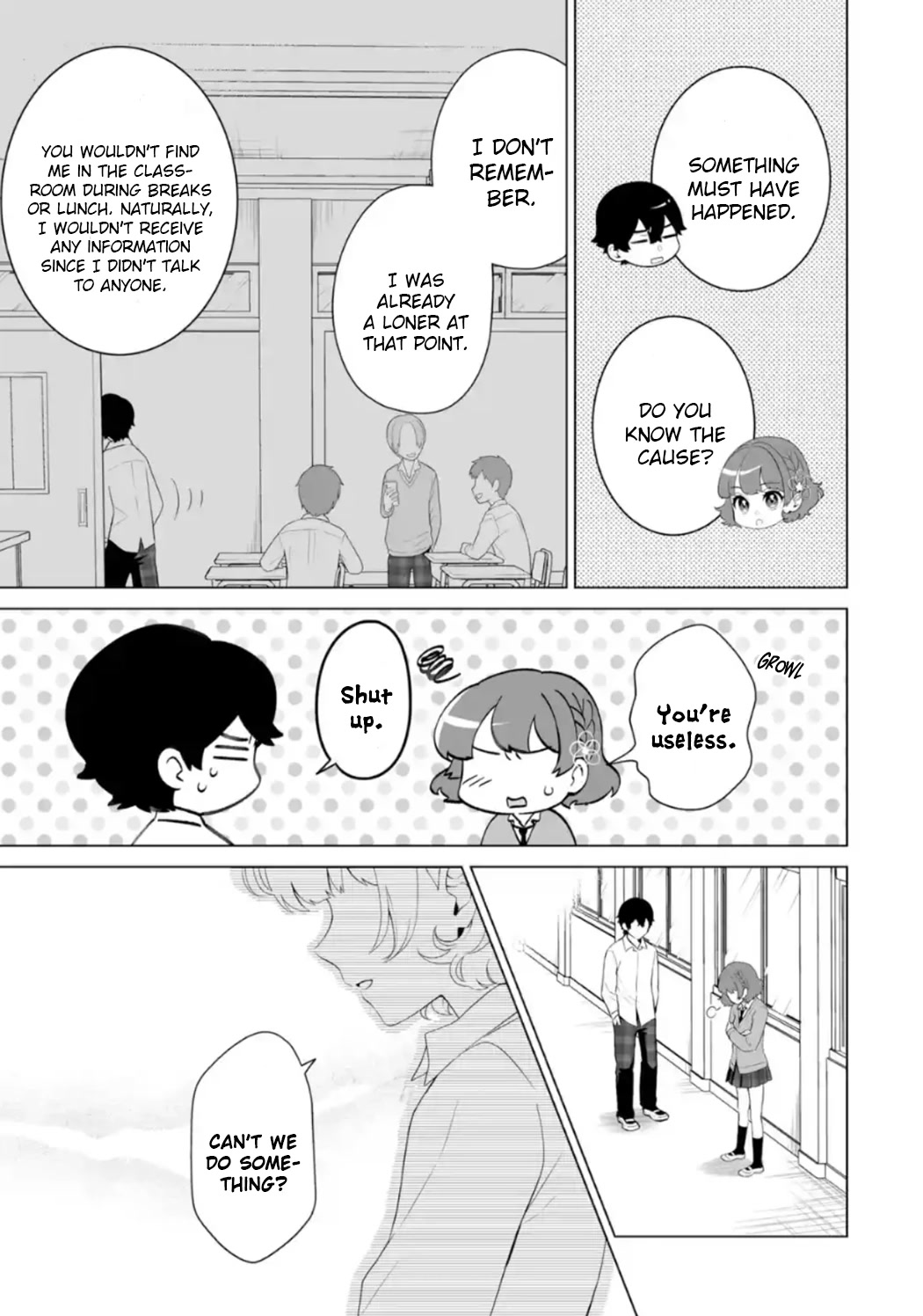 Please Leave Me Alone (For Some Reason, She Wants to Change a Lone Wolf's Helpless High School Life.) chapter 7 page 3